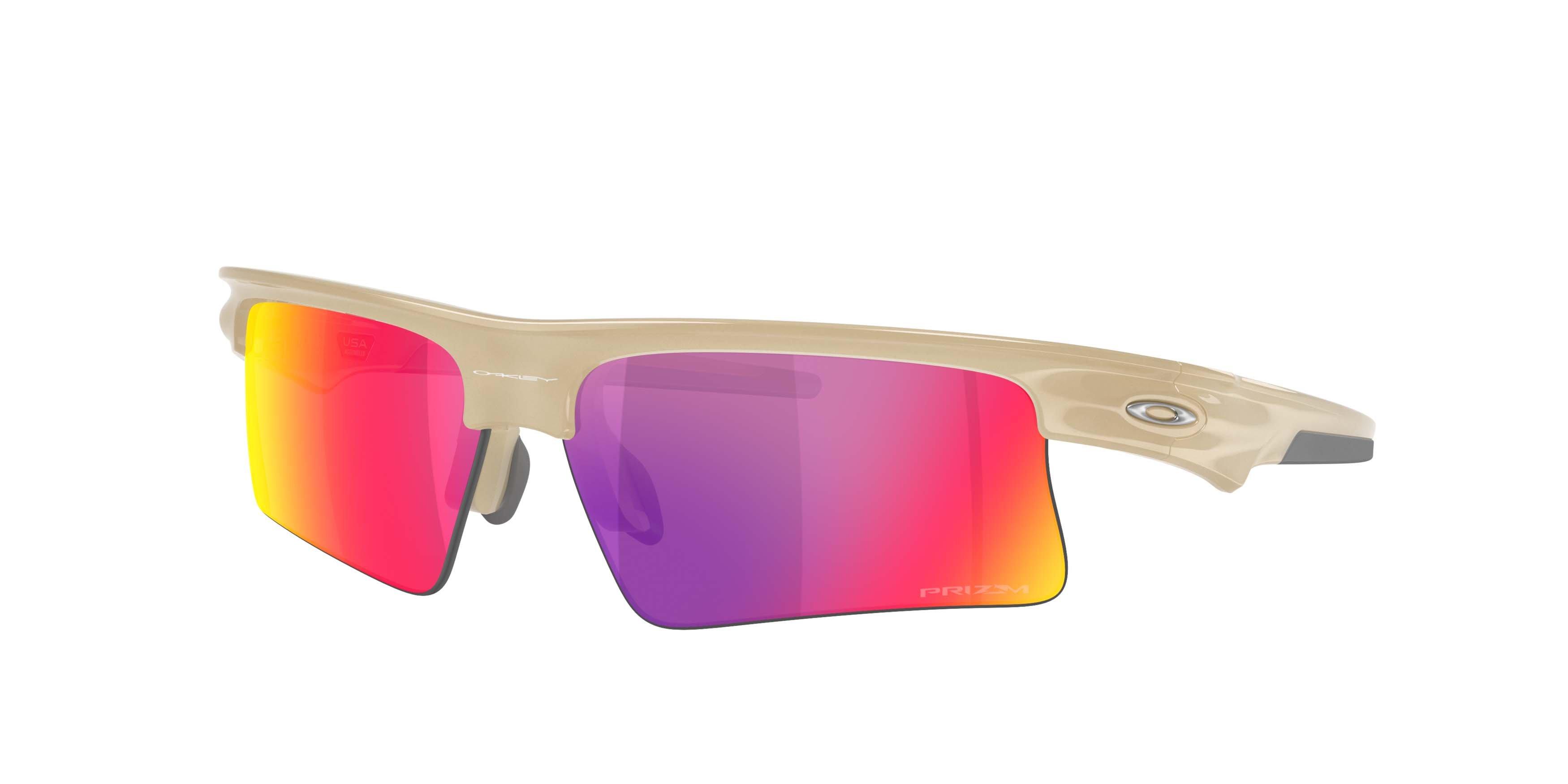 Oakley BiSphaera Speed Prizm Road Sunglasses &ndash; Sandstorm - BROWN/RED Thumbnail View 1