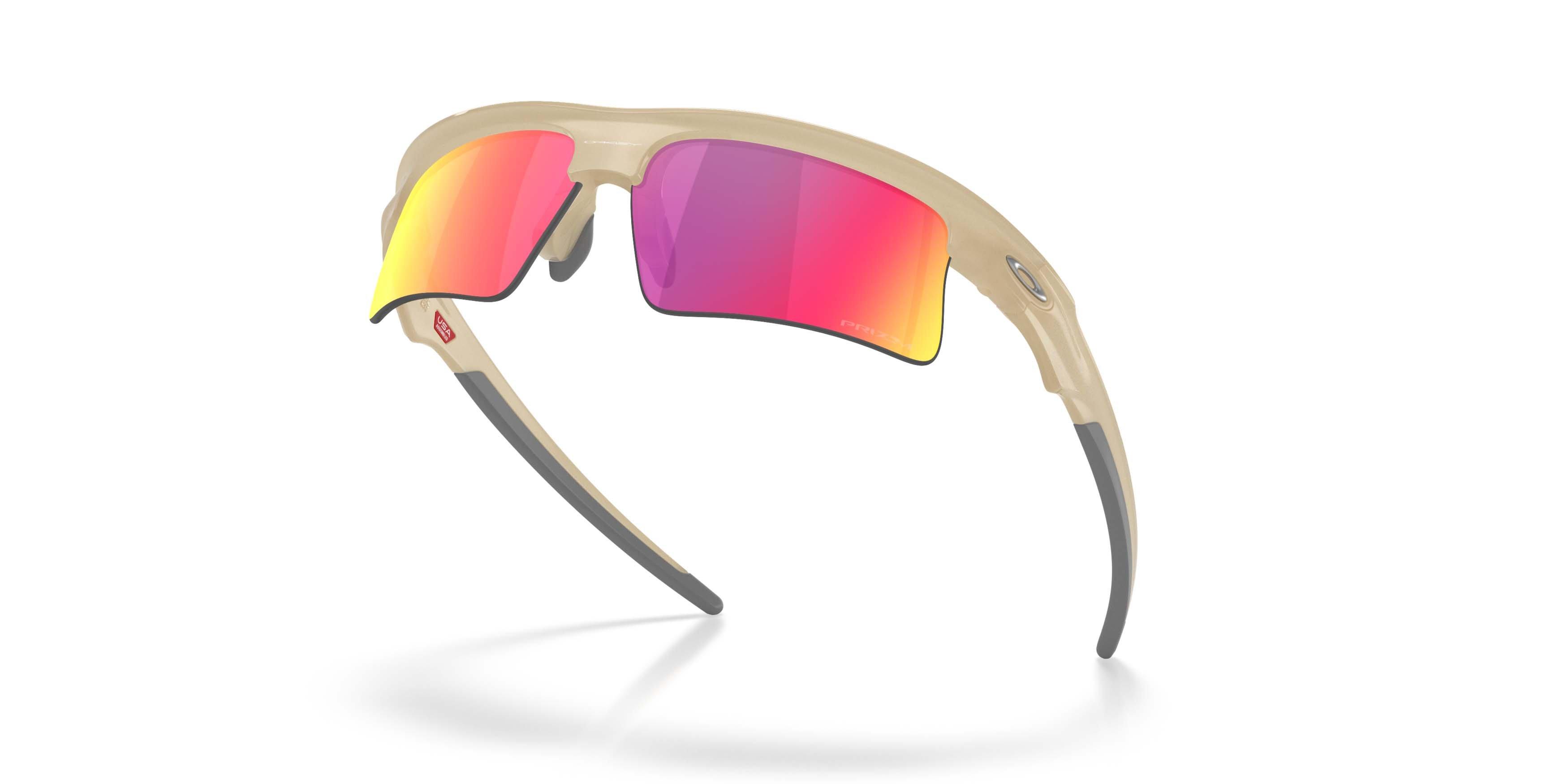 Oakley BiSphaera Speed Prizm Road Sunglasses &ndash; Sandstorm - BROWN/RED Thumbnail View 3
