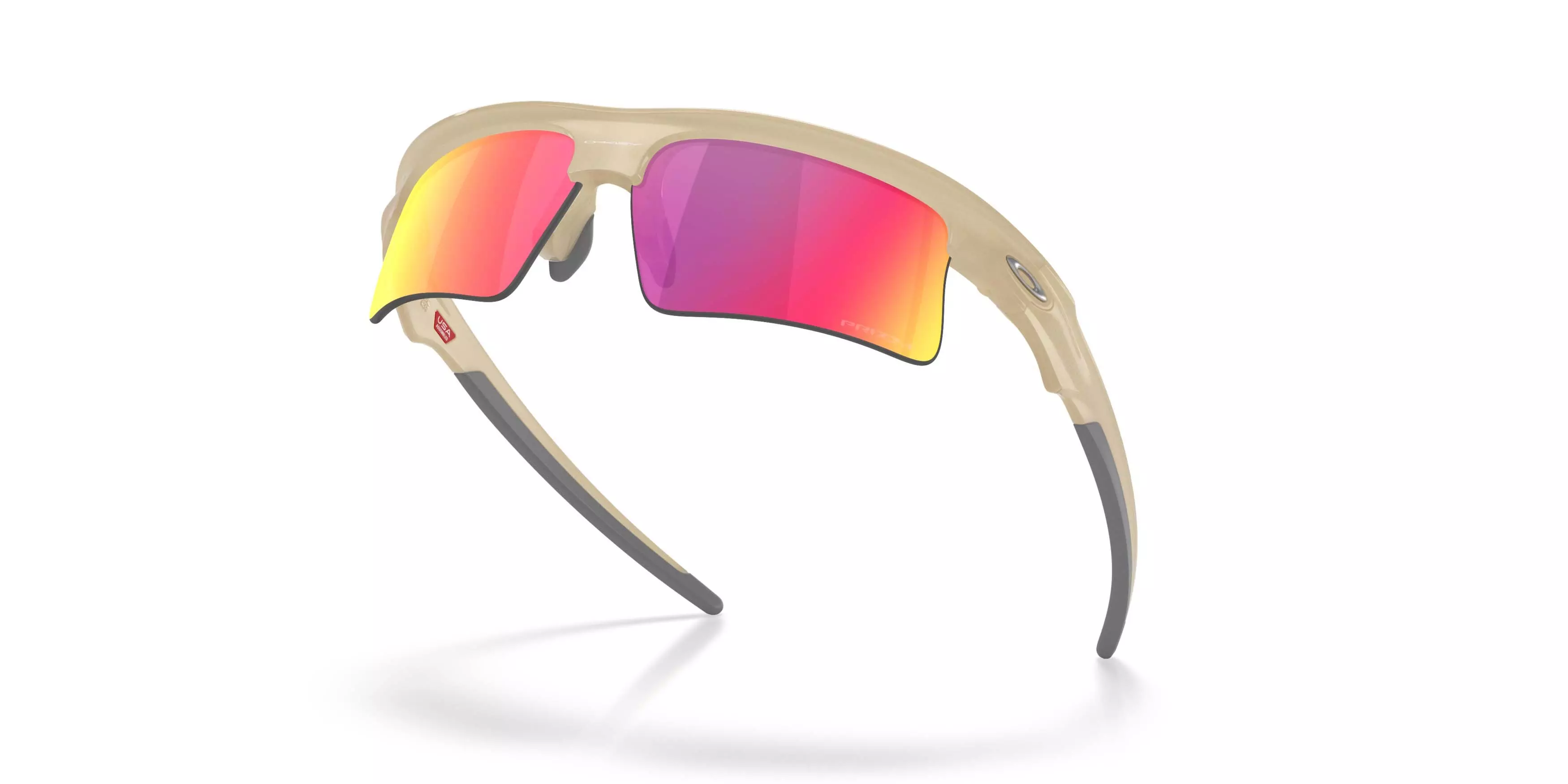 Oakley BiSphaera Speed Prizm Road Sunglasses &ndash; Sandstorm - BROWN/RED