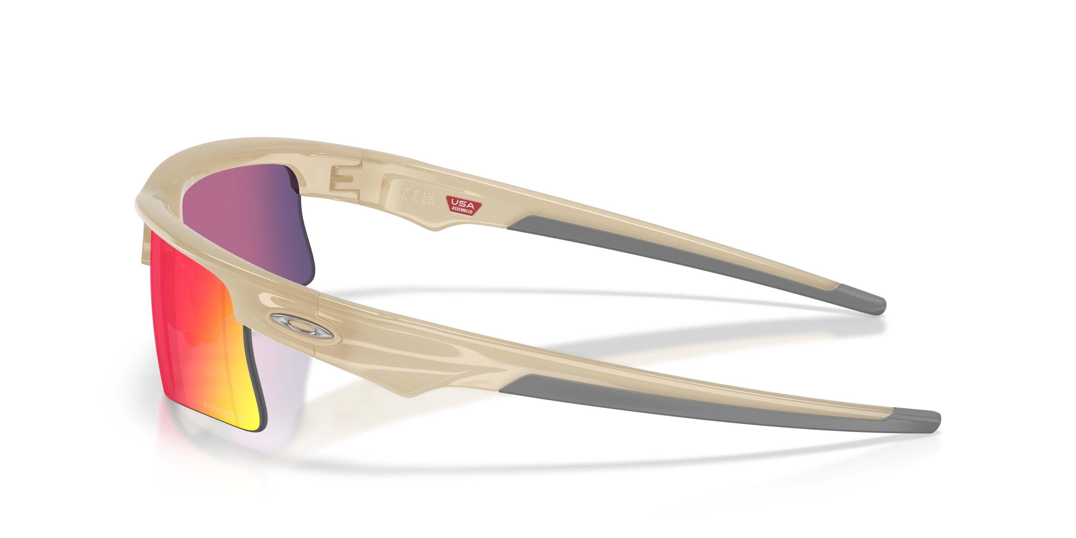 Oakley BiSphaera Speed Prizm Road Sunglasses &ndash; Sandstorm - BROWN/RED Thumbnail View 8