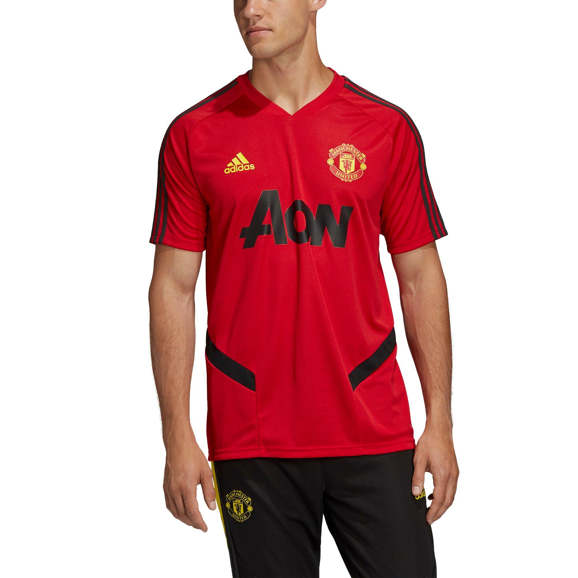 adidas Men's Manchester United Training Jersey - Hibbett | City Gear adidas Men's Manchester United Training Jersey - Hibbett | City Gear