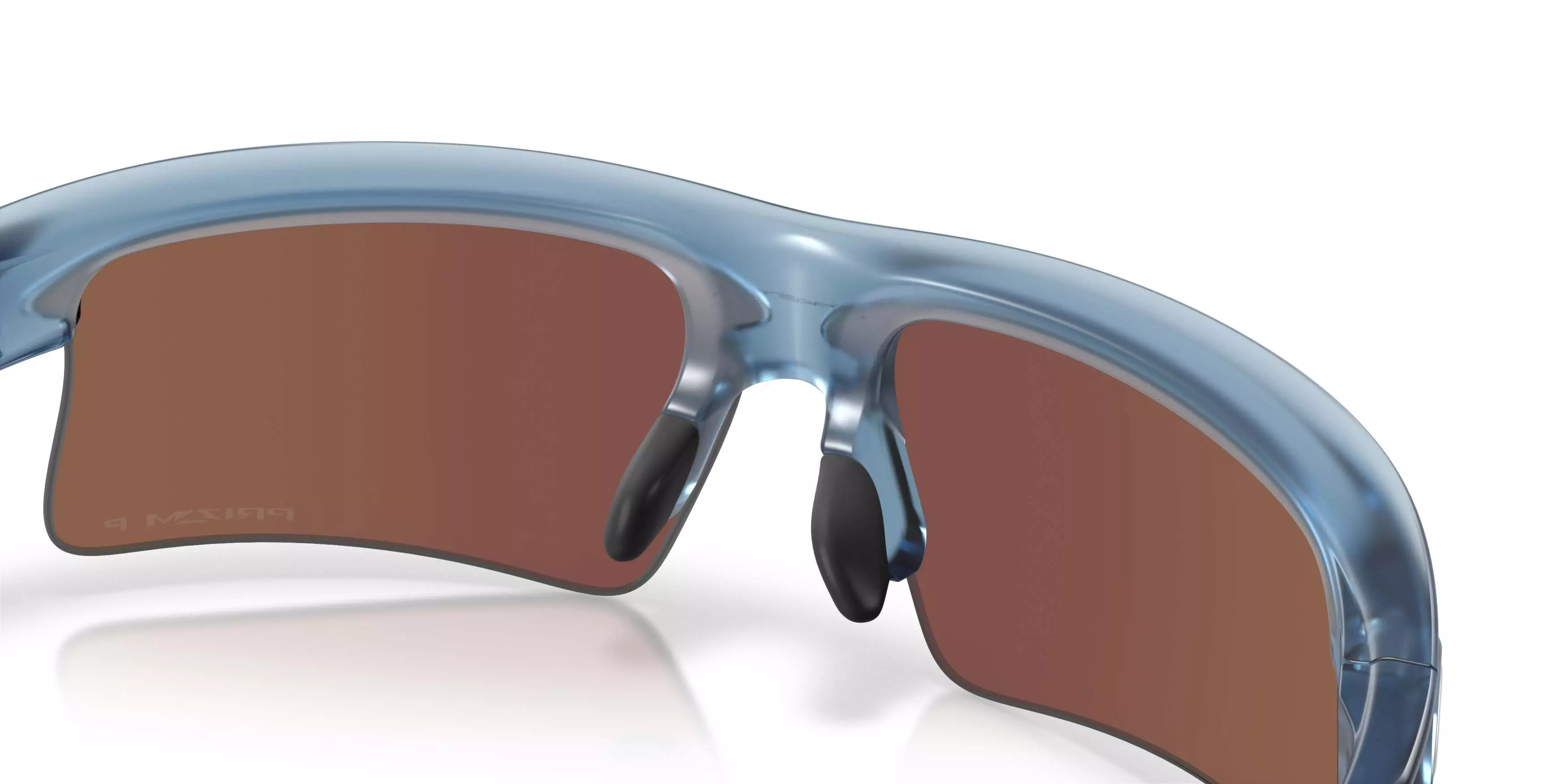 Oakley BiSphaera Speed Prizm Deep Water Polarized Sunglasses &ndash; Transparent Abyss - BLUE