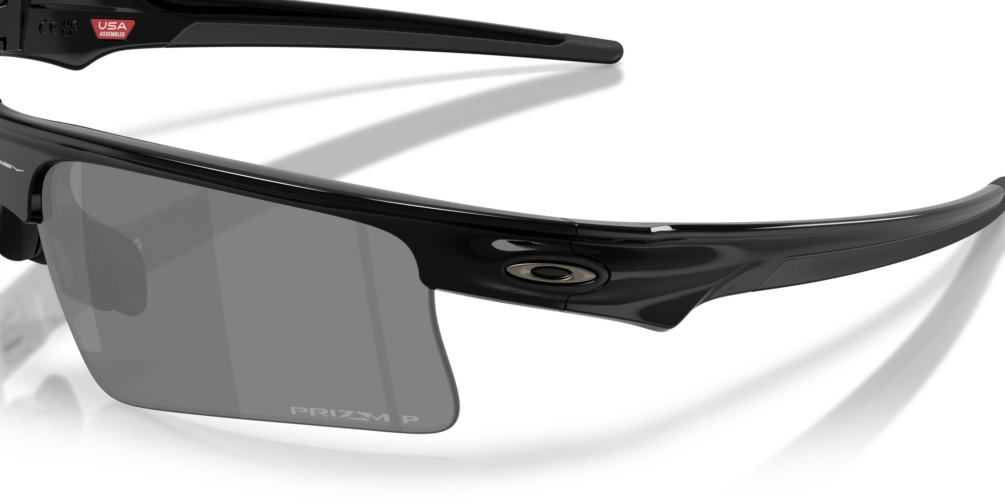 Oakley BiSphaera Speed Prizm Black Polarized Sunglasses &ndash; Polished Black - BLACK/GREY Thumbnail View 4