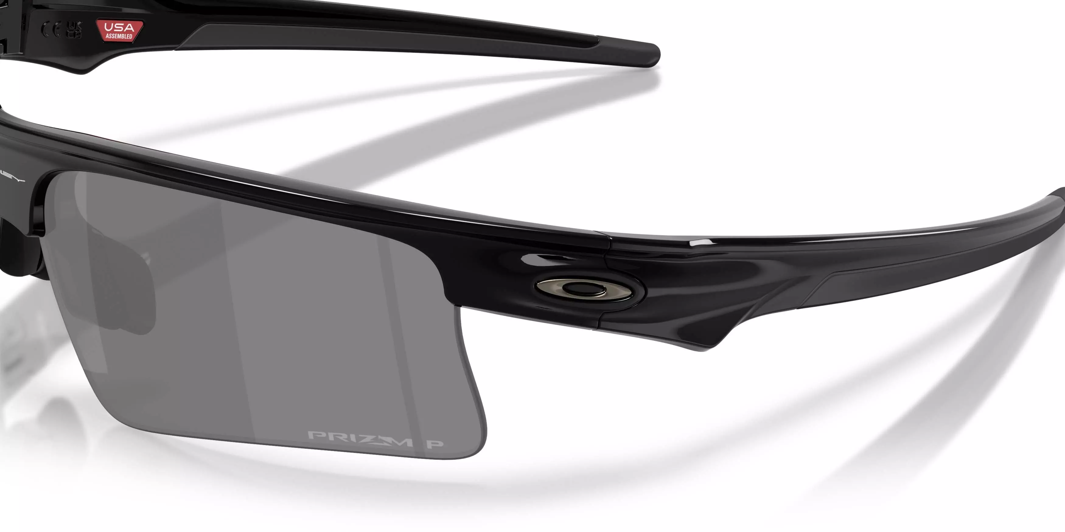 Oakley BiSphaera Speed Prizm Black Polarized Sunglasses &ndash; Polished Black - BLACK/GREY