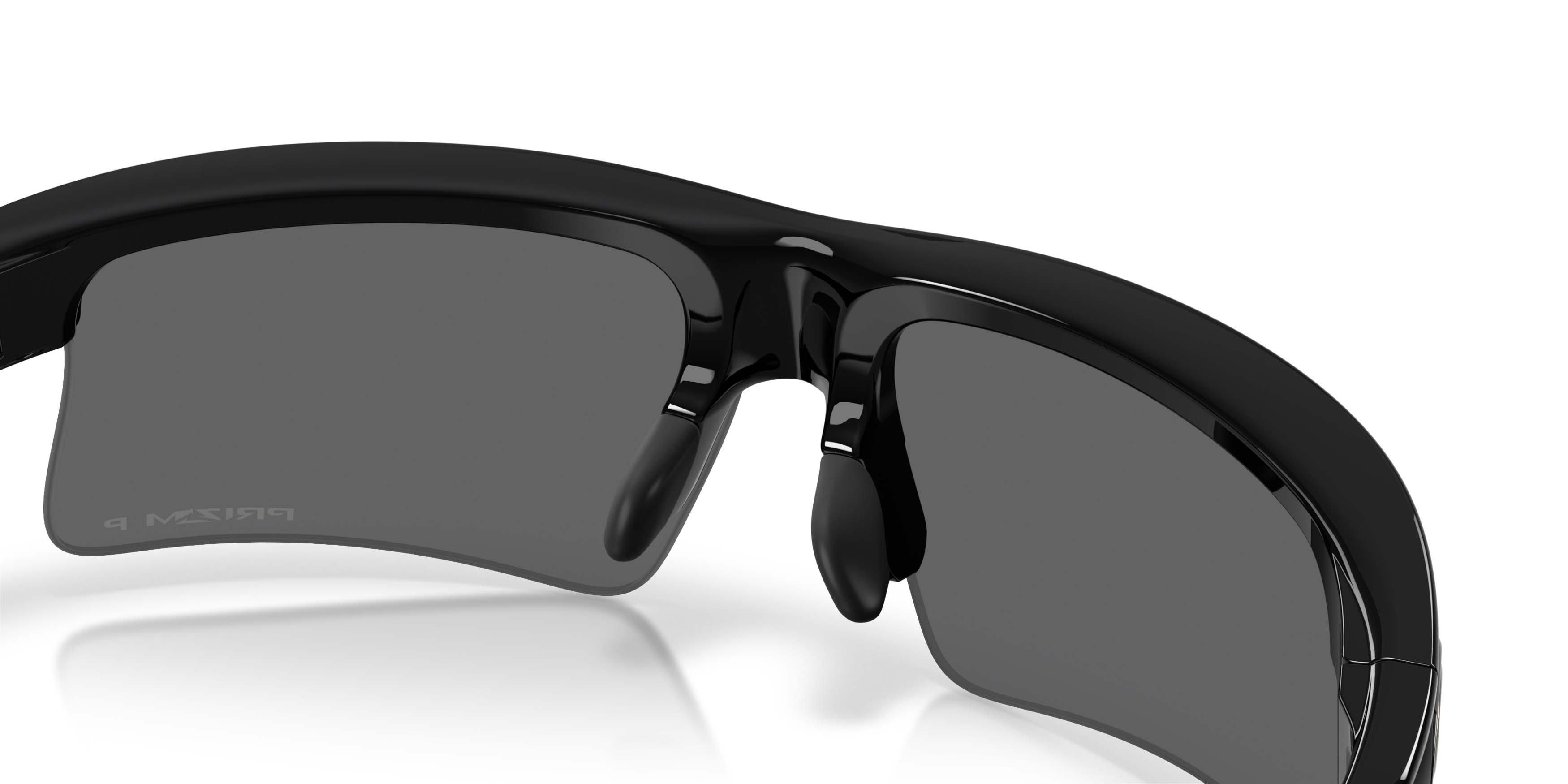 Oakley BiSphaera Speed Prizm Black Polarized Sunglasses &ndash; Polished Black - BLACK/GREY Thumbnail View 5