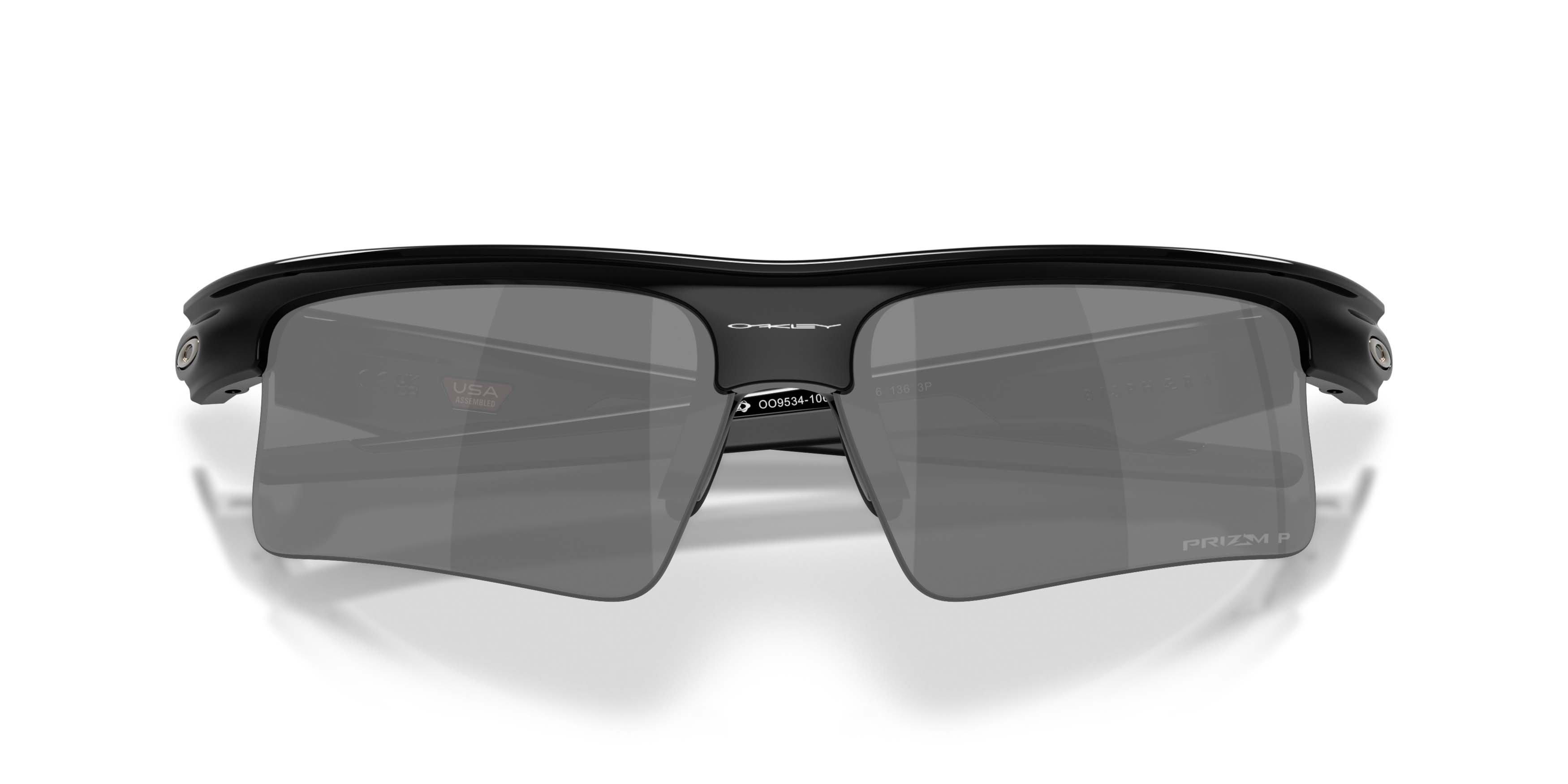 Oakley BiSphaera Speed Prizm Black Polarized Sunglasses &ndash; Polished Black - BLACK/GREY Thumbnail View 7