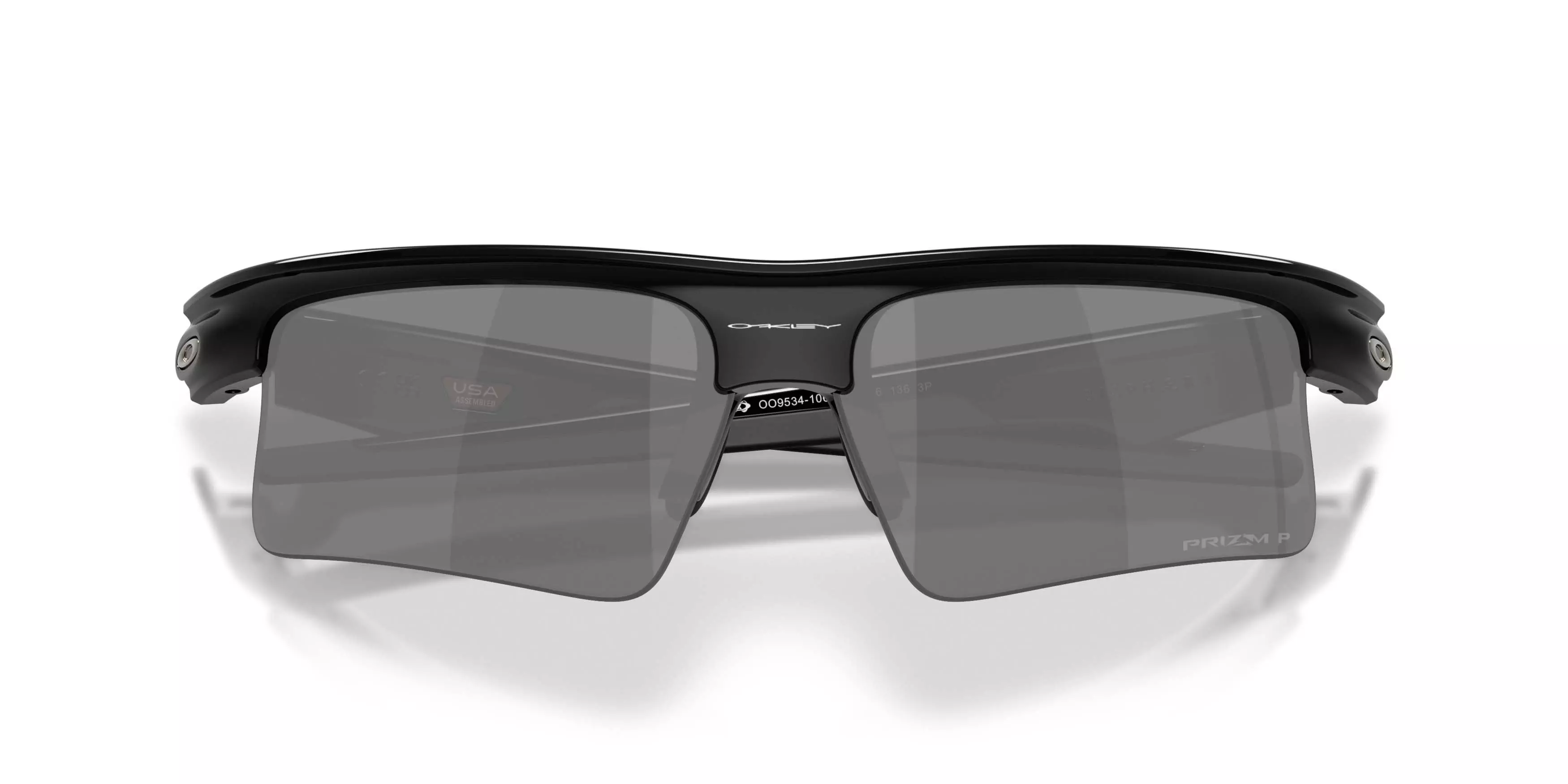Oakley BiSphaera Speed Prizm Black Polarized Sunglasses &ndash; Polished Black - BLACK/GREY