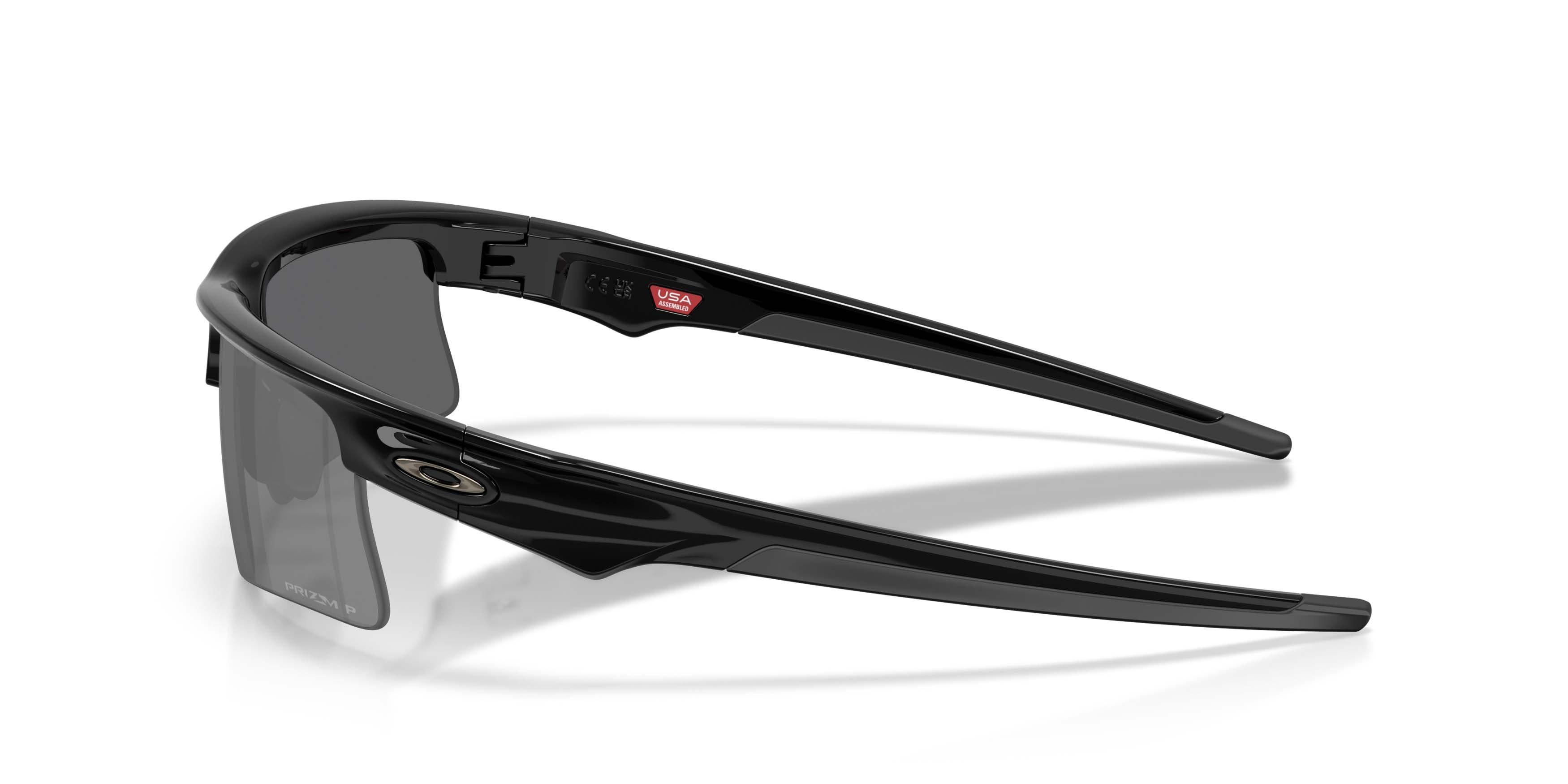 Oakley BiSphaera Speed Prizm Black Polarized Sunglasses &ndash; Polished Black - BLACK/GREY Thumbnail View 8