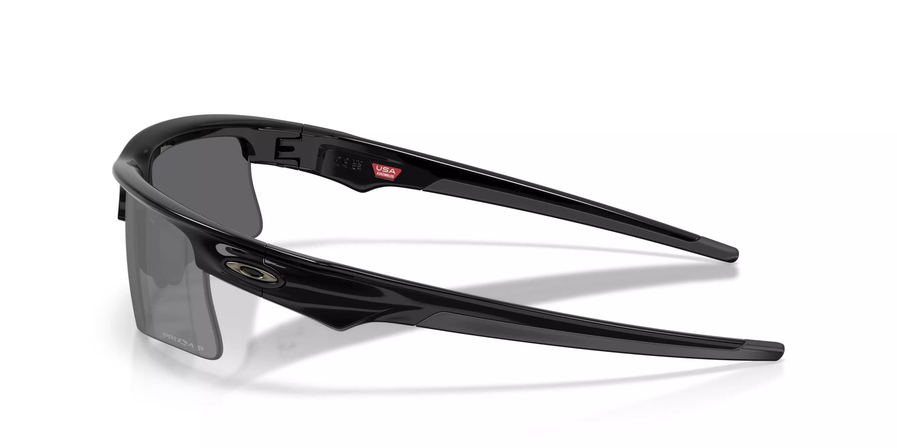 Oakley BiSphaera Speed Prizm Black Polarized Sunglasses &ndash; Polished Black - BLACK/GREY