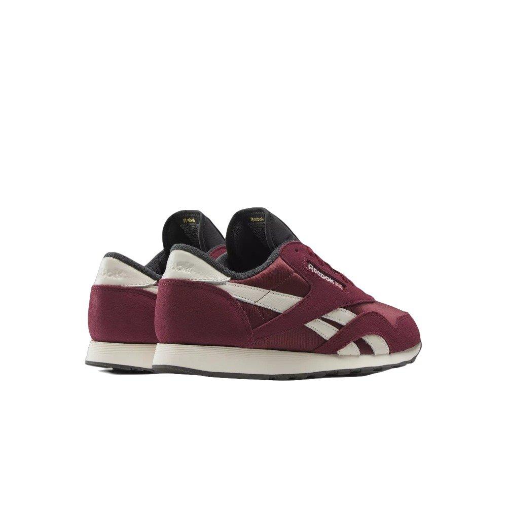 Reebok Classic Nylon "Classic Maroon/Chalk/Cold Grey 7" Unisex Shoe - MAROON/CHALK/GREY Thumbnail View 2