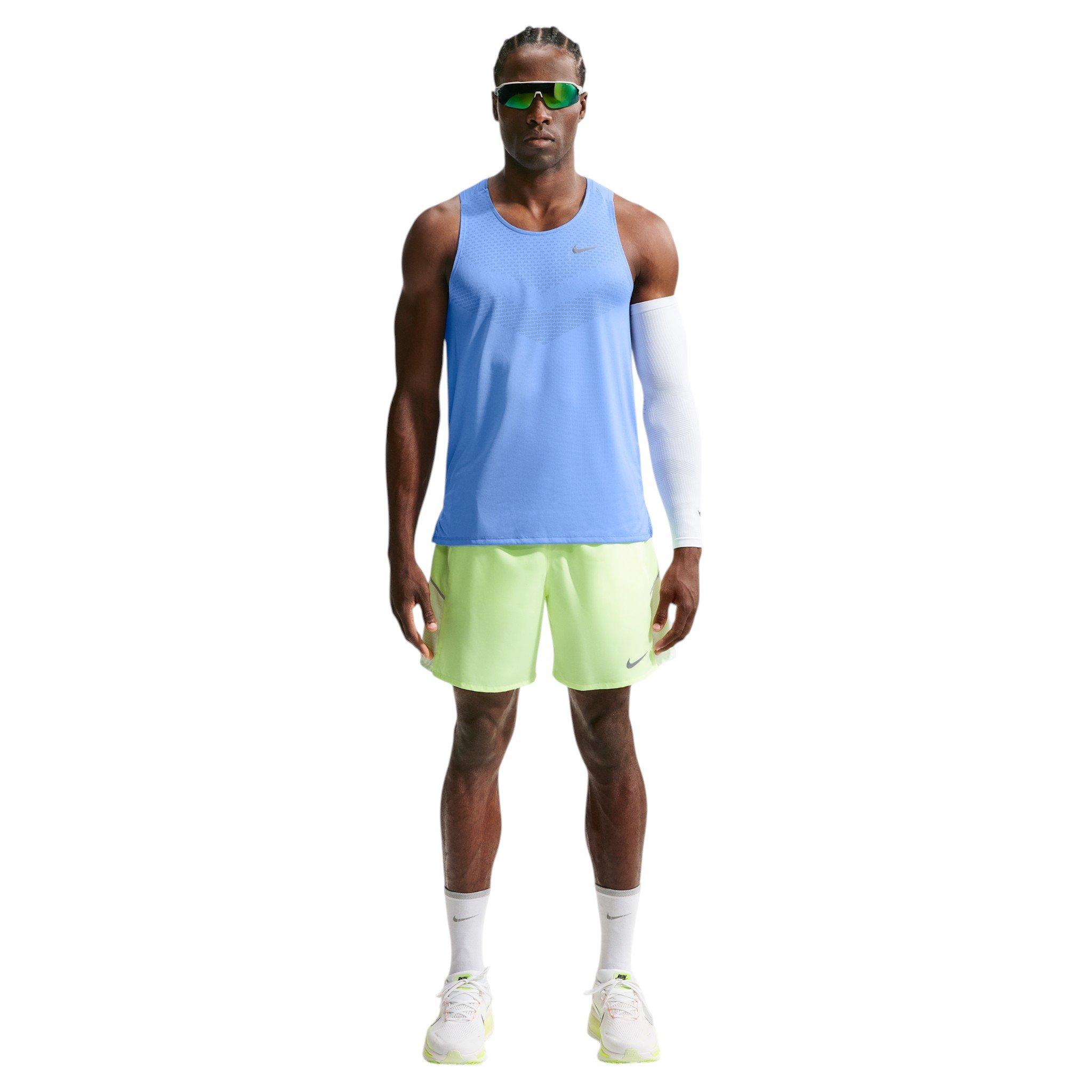 Nike Men's Stride Dri-FIT ADV Running Tank Top - Blue - BLUE