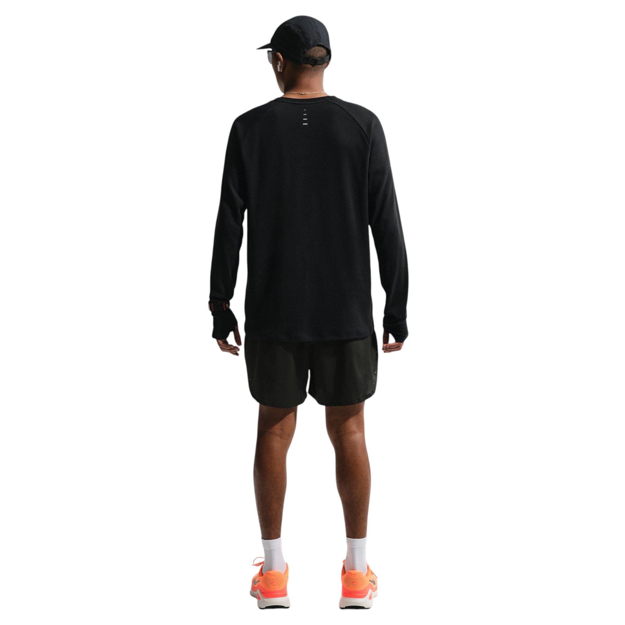 Nike Men's Stride Plus Dri-FIT 5" Brief-Lined Running Shorts - Black - BLACK