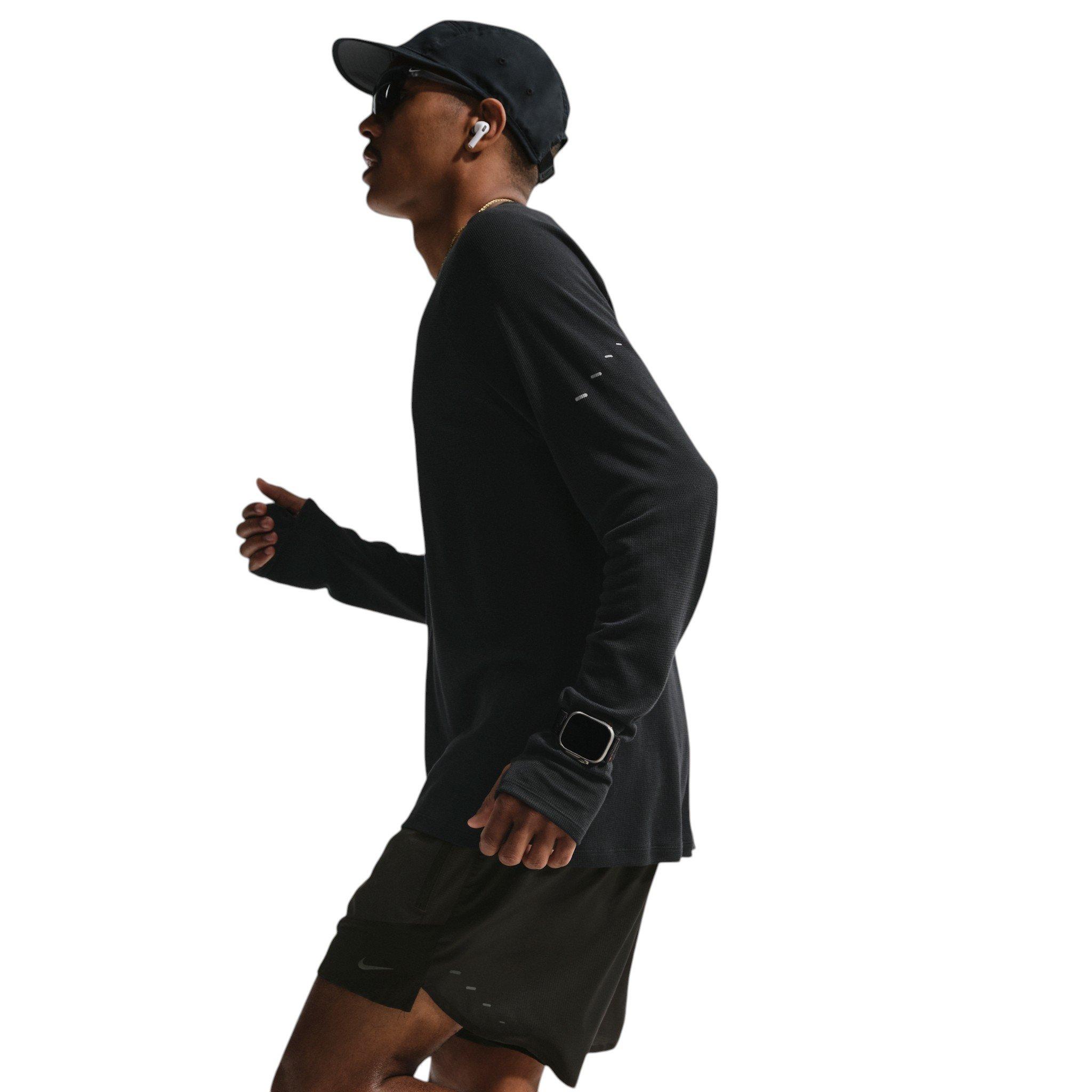 Nike Men's Stride Plus Dri-FIT 5" Brief-Lined Running Shorts - Black - BLACK