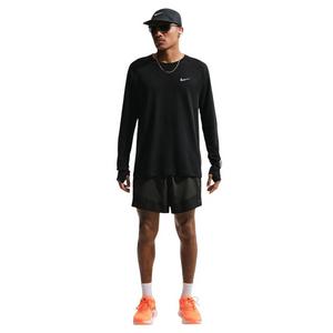Nike Men's Stride Plus Dri-FIT 5" Brief-Lined Running Shorts - Black - BLACK