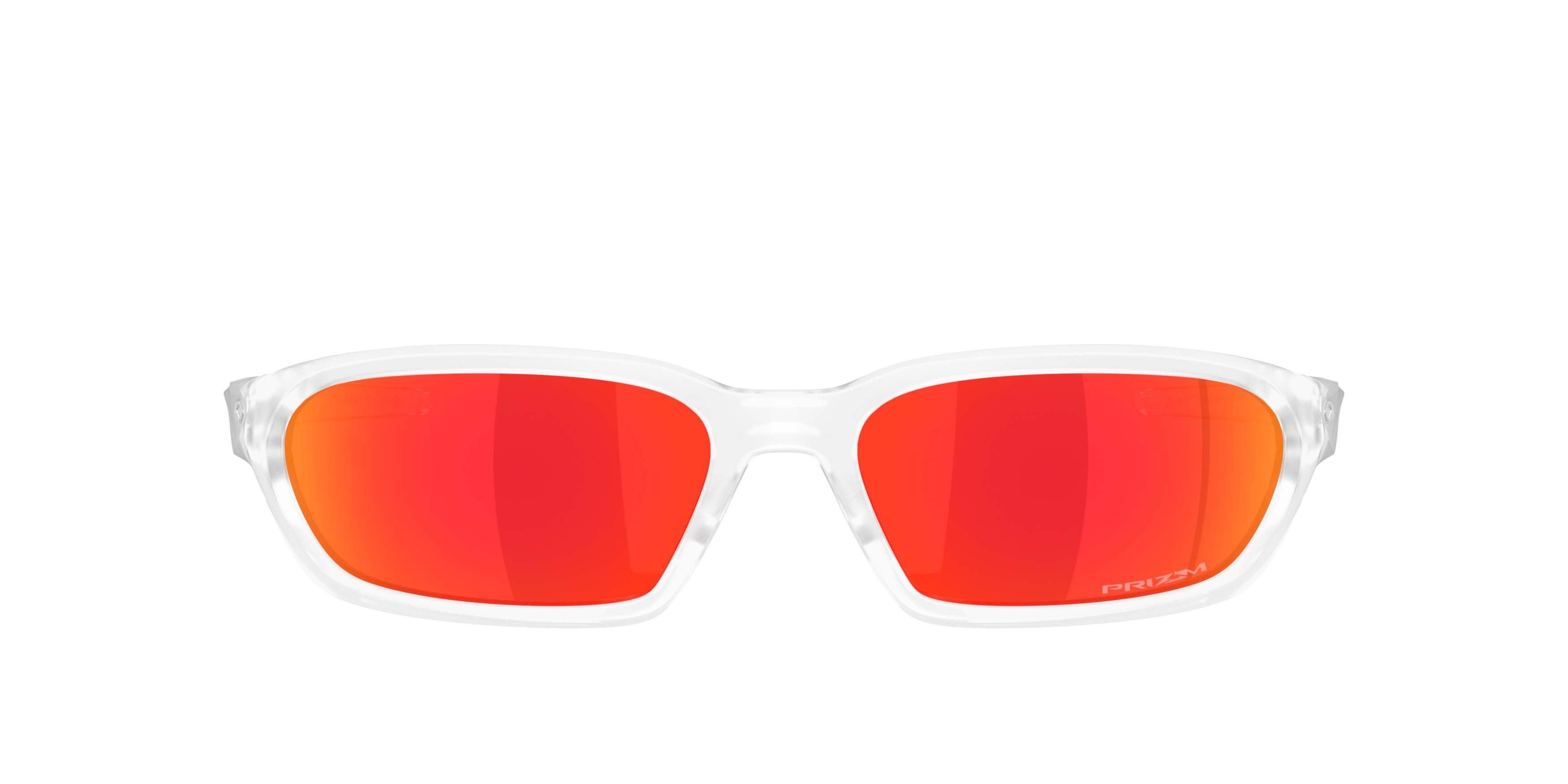 Oakley Terraforma Prizm Ruby Sunglasses &ndash; Matte Clear - CLEAR/RED Thumbnail View 2