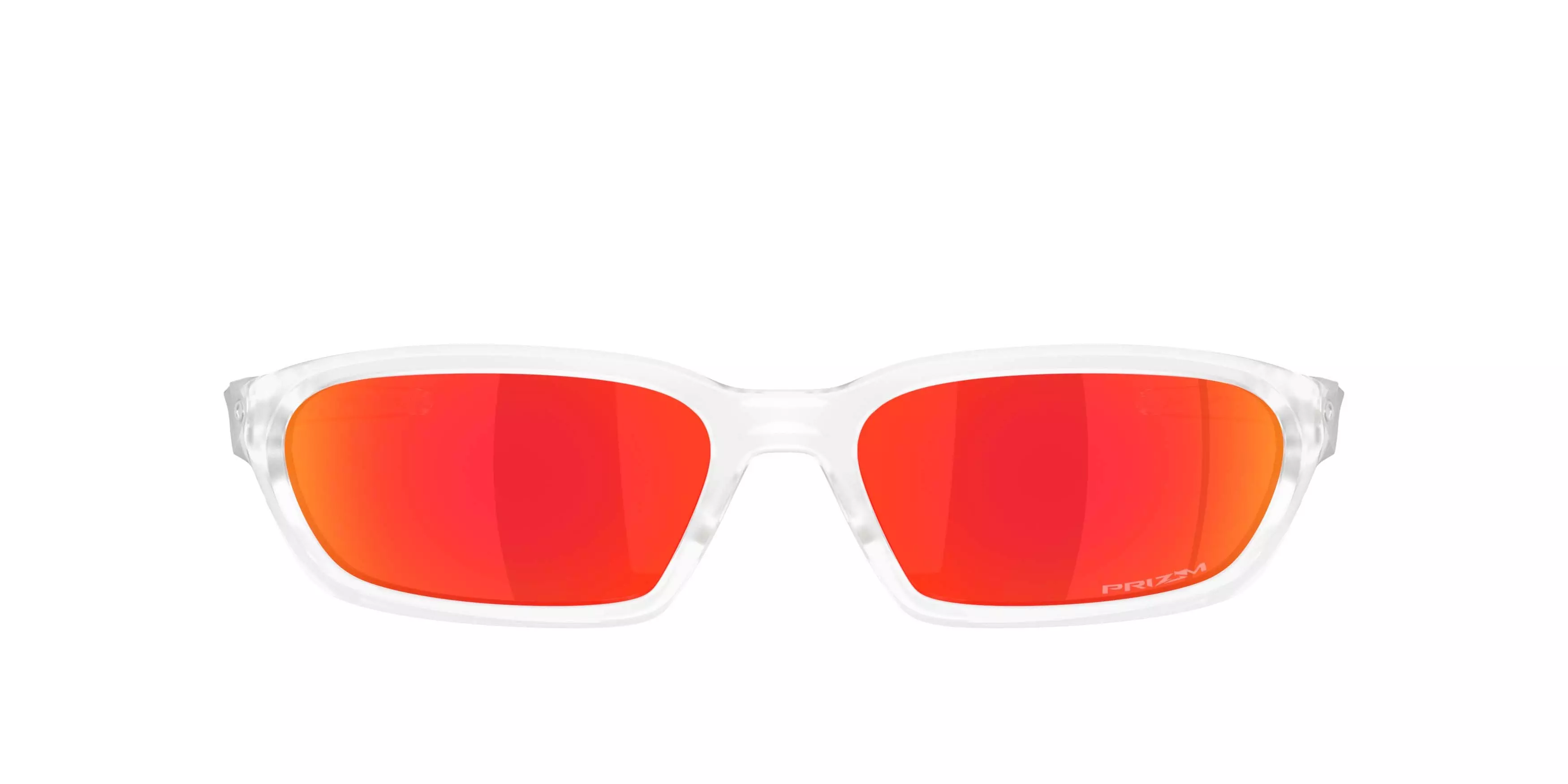 Oakley Terraforma Prizm Ruby Sunglasses &ndash; Matte Clear - CLEAR/RED