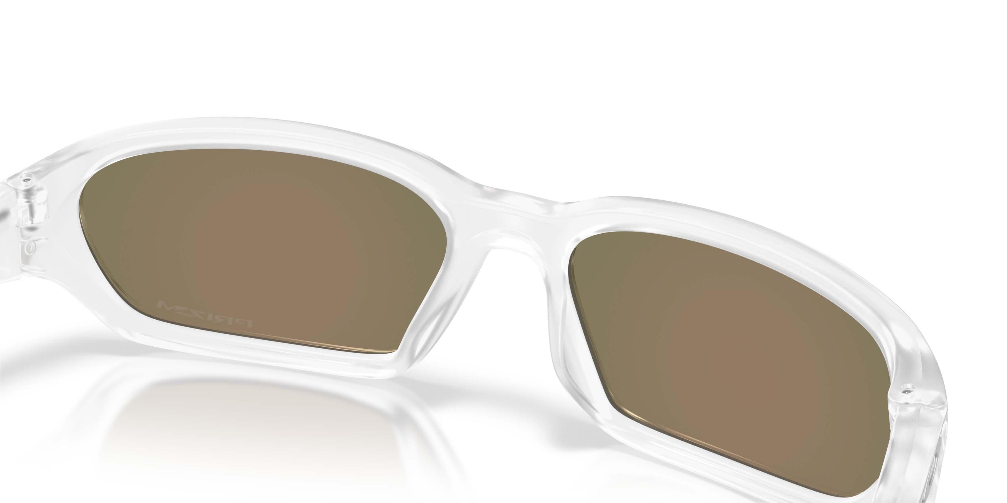 Oakley Terraforma Prizm Ruby Sunglasses &ndash; Matte Clear - CLEAR/RED Thumbnail View 5