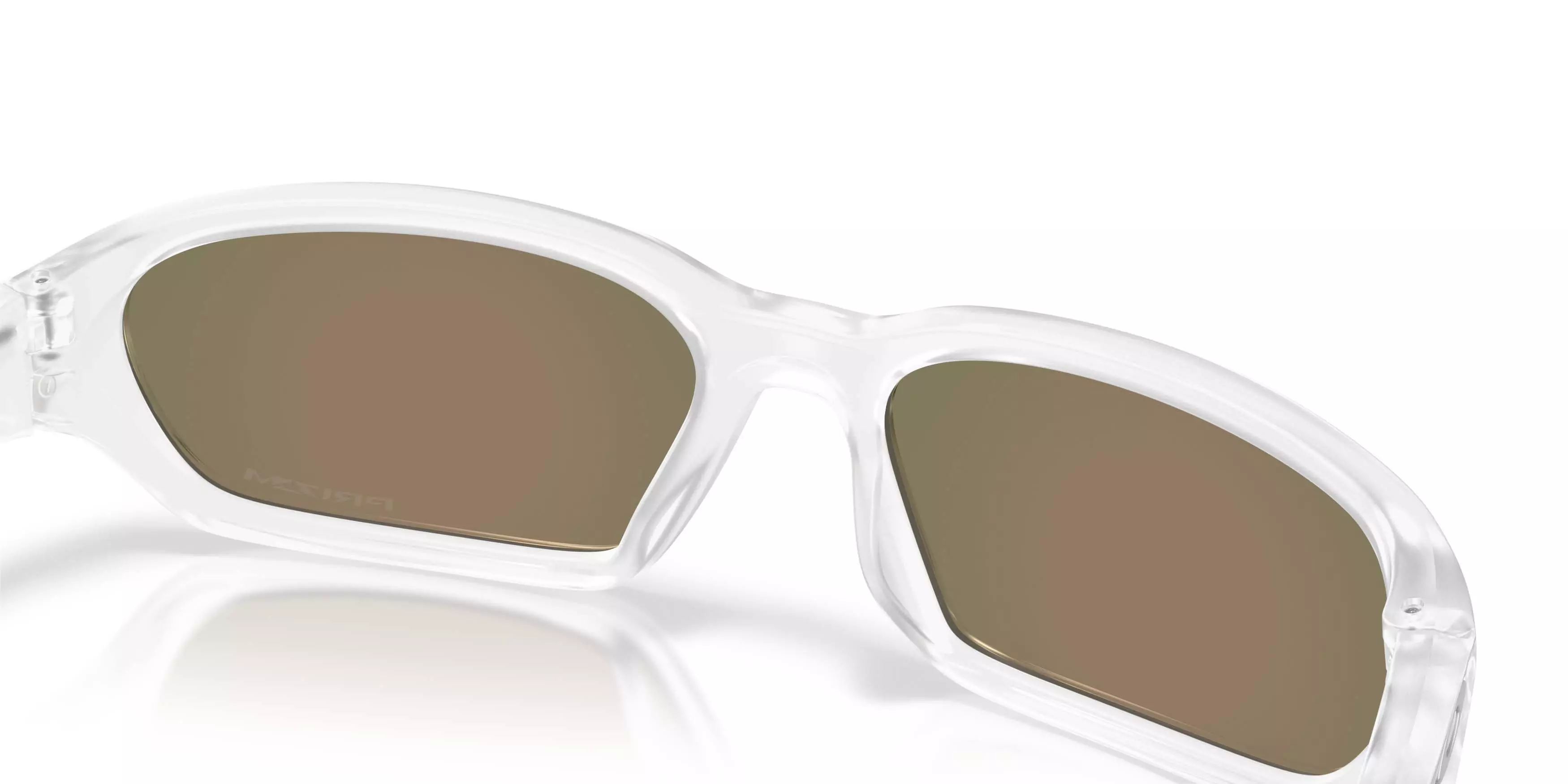 Oakley Terraforma Prizm Ruby Sunglasses &ndash; Matte Clear - CLEAR/RED