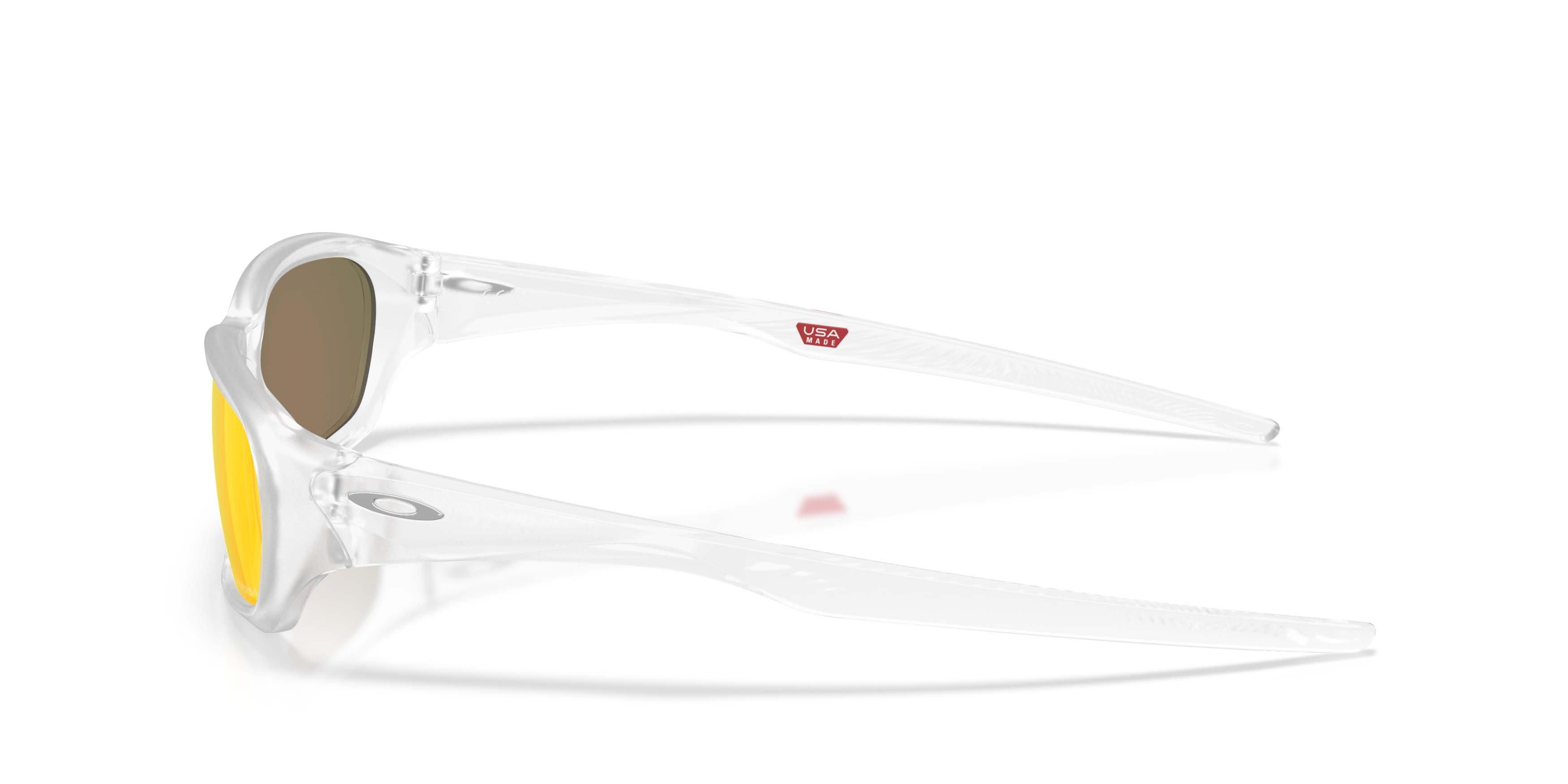 Oakley Terraforma Prizm Ruby Sunglasses &ndash; Matte Clear - CLEAR/RED Thumbnail View 8