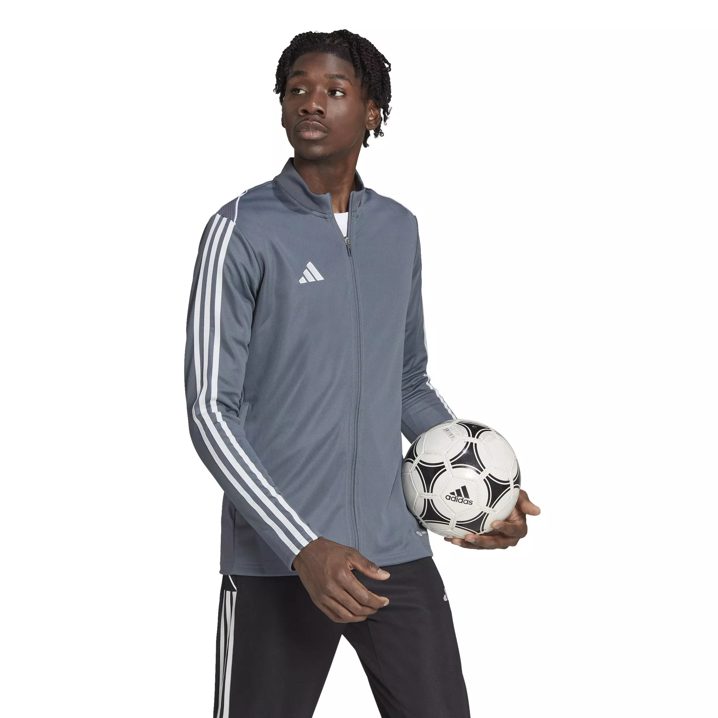 adidas Men's Tiro 23 League Training Track Top-Grey - GREY