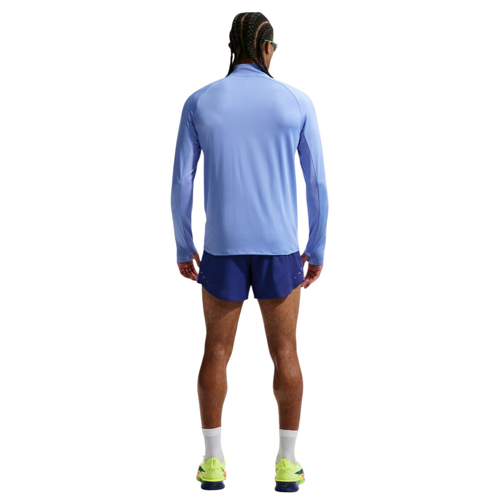 Nike Men's Stride Plus Dri-FIT 5" Brief-Lined Running Shorts - Blue - BLUE