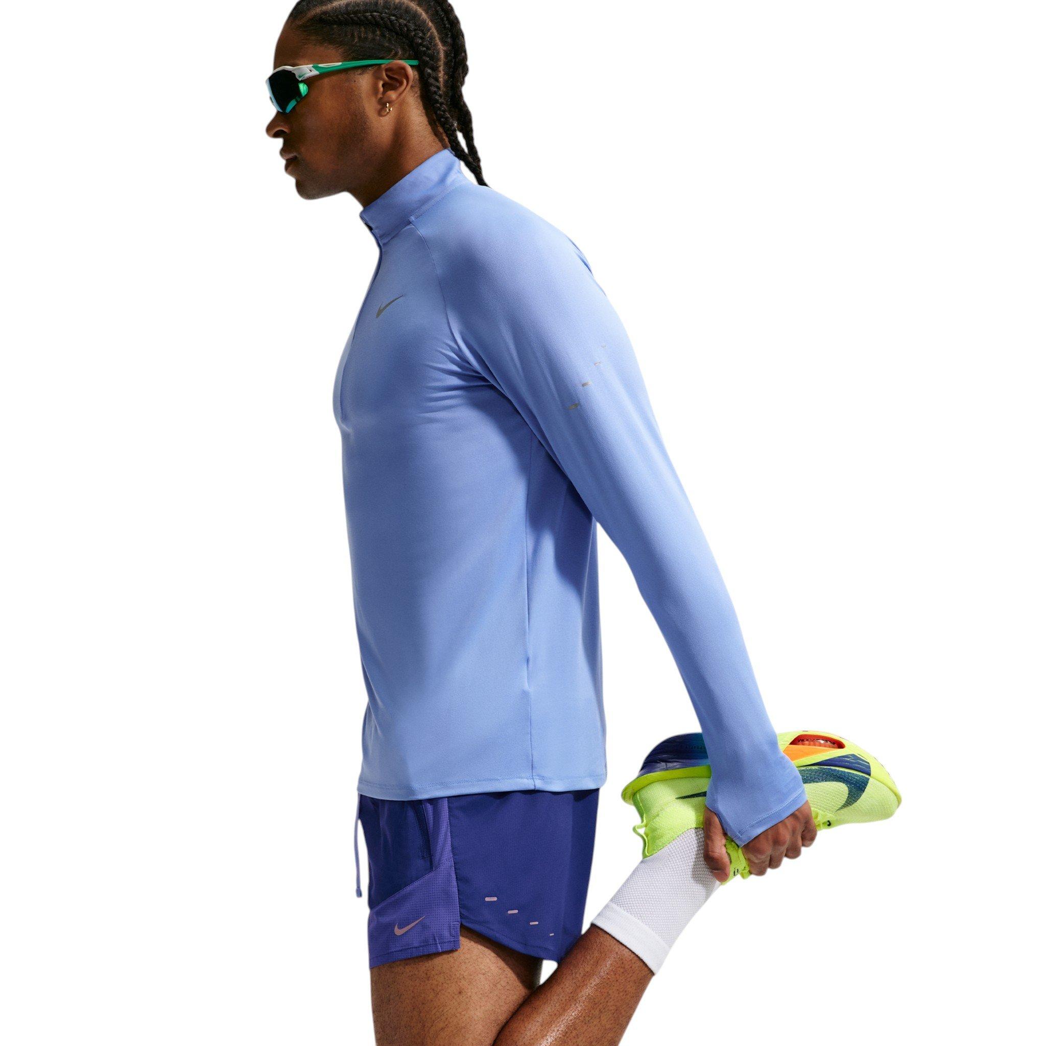Nike Men's Stride Plus Dri-FIT 5" Brief-Lined Running Shorts - Blue - BLUE
