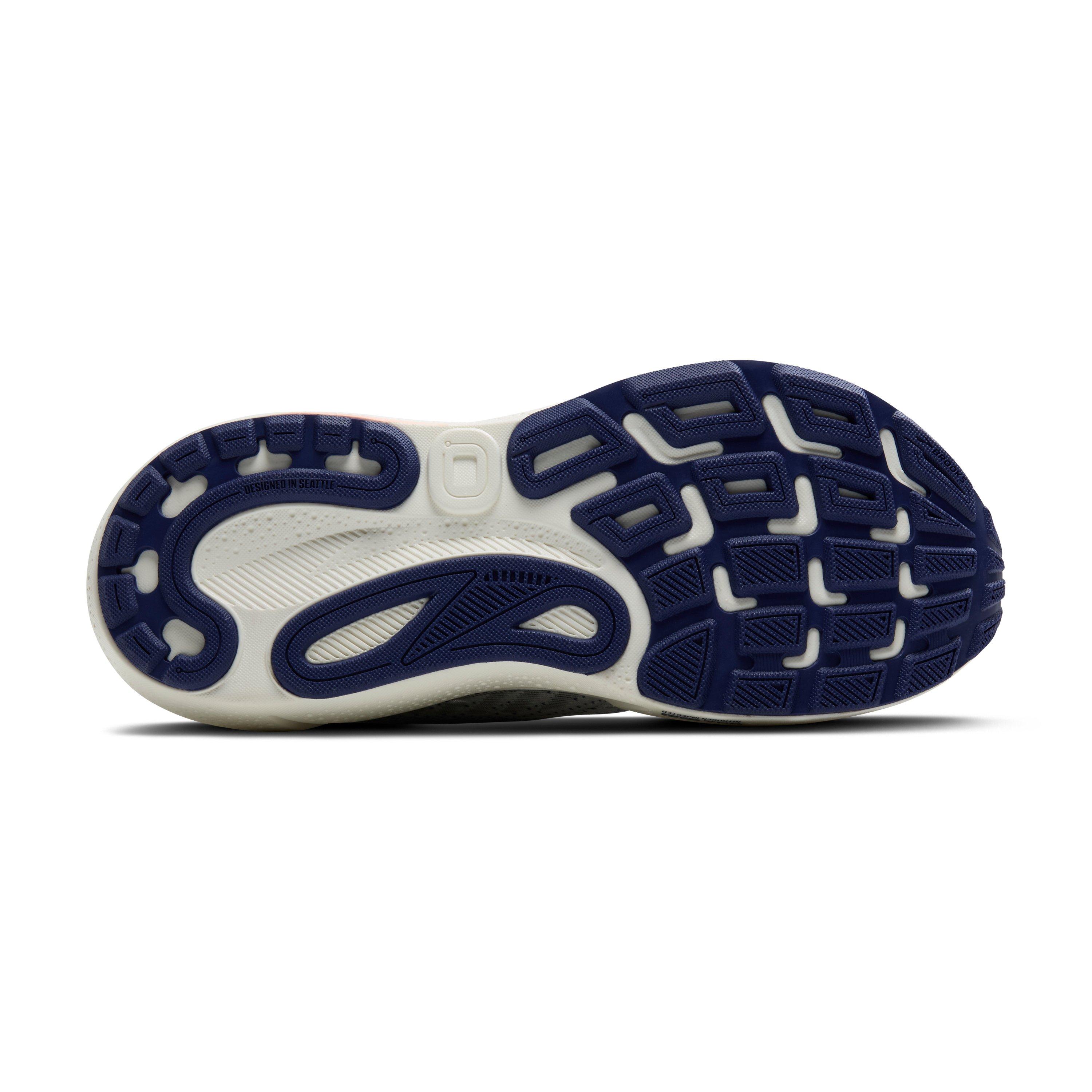 Brooks Adrenaline GTS 24 "Grey/Blue Ribbon/Peach" Women's Wide Running Shoe - GREY/BLUE/PEACH Thumbnail View 7