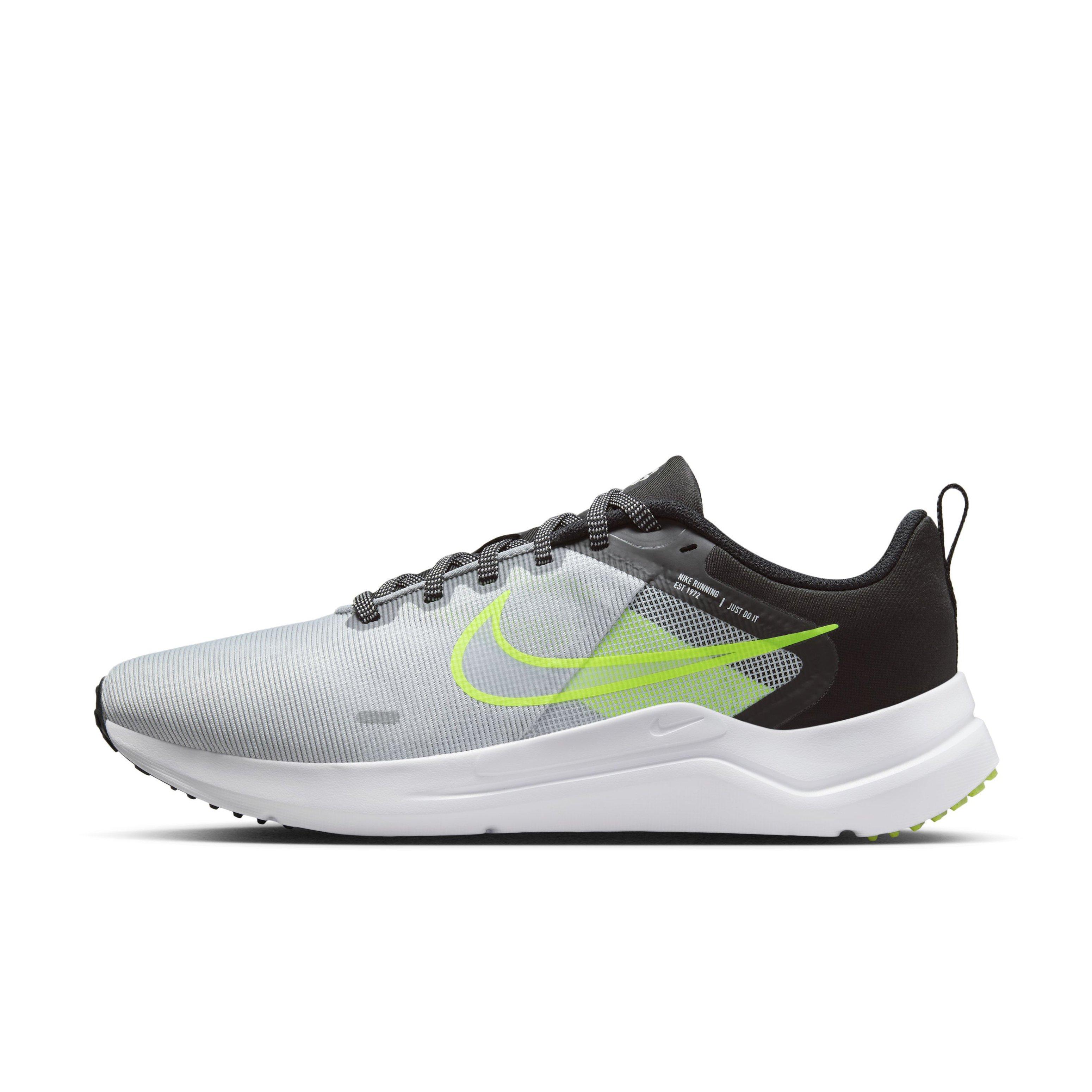 Nike Downshifter 12 "Grey/Anthracite/Yellow" Men's Running Shoe - GREY/ANTHRACITE/YELLOW Thumbnail View 2