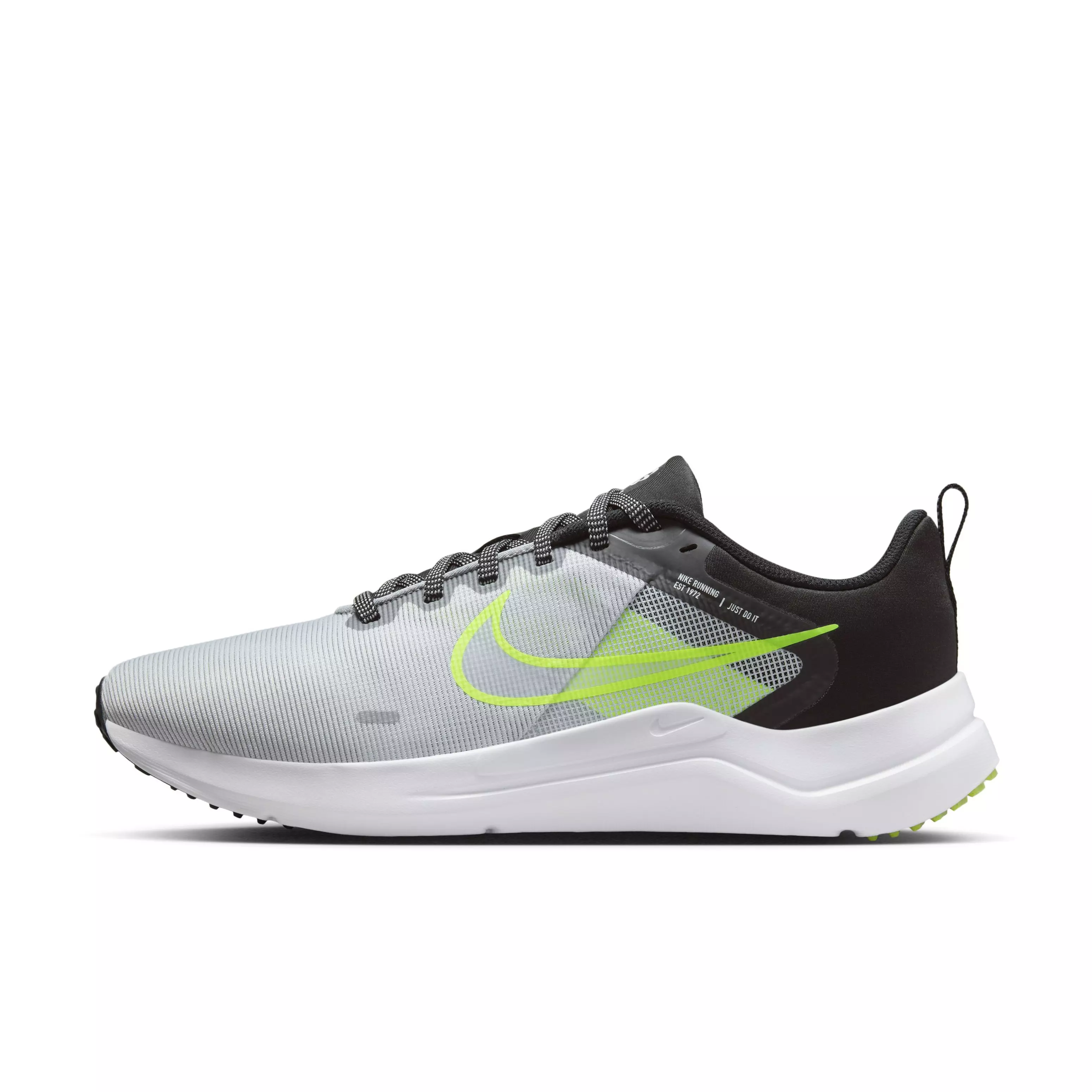 Nike Downshifter 12 "Grey/Anthracite/Yellow" Men's Running Shoe - GREY/ANTHRACITE/YELLOW