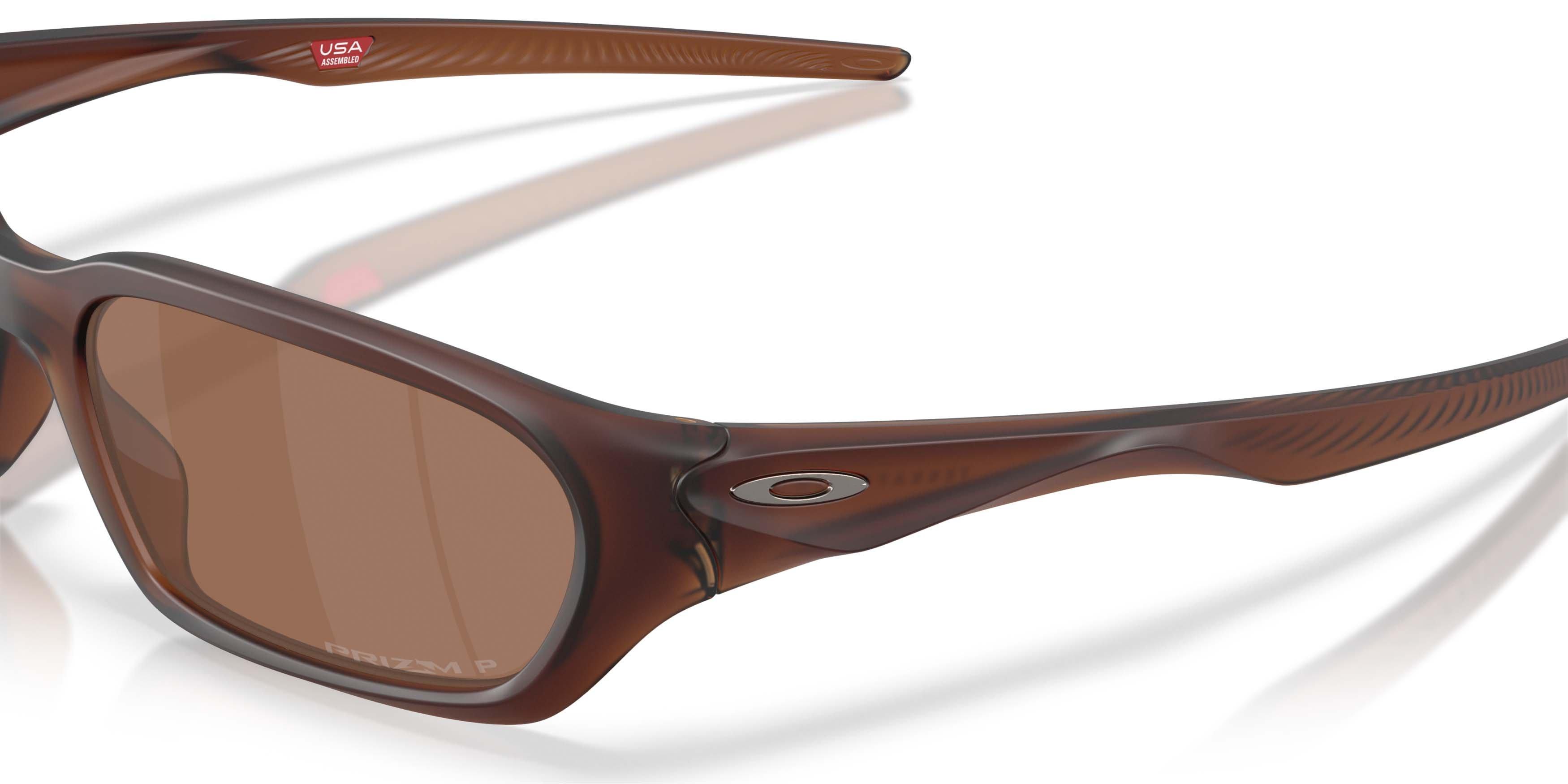 Oakley Terraforma Prizm Tungsten Polarized Sunglasses &ndash; Matte Rootbeer - BROWN Thumbnail View 4