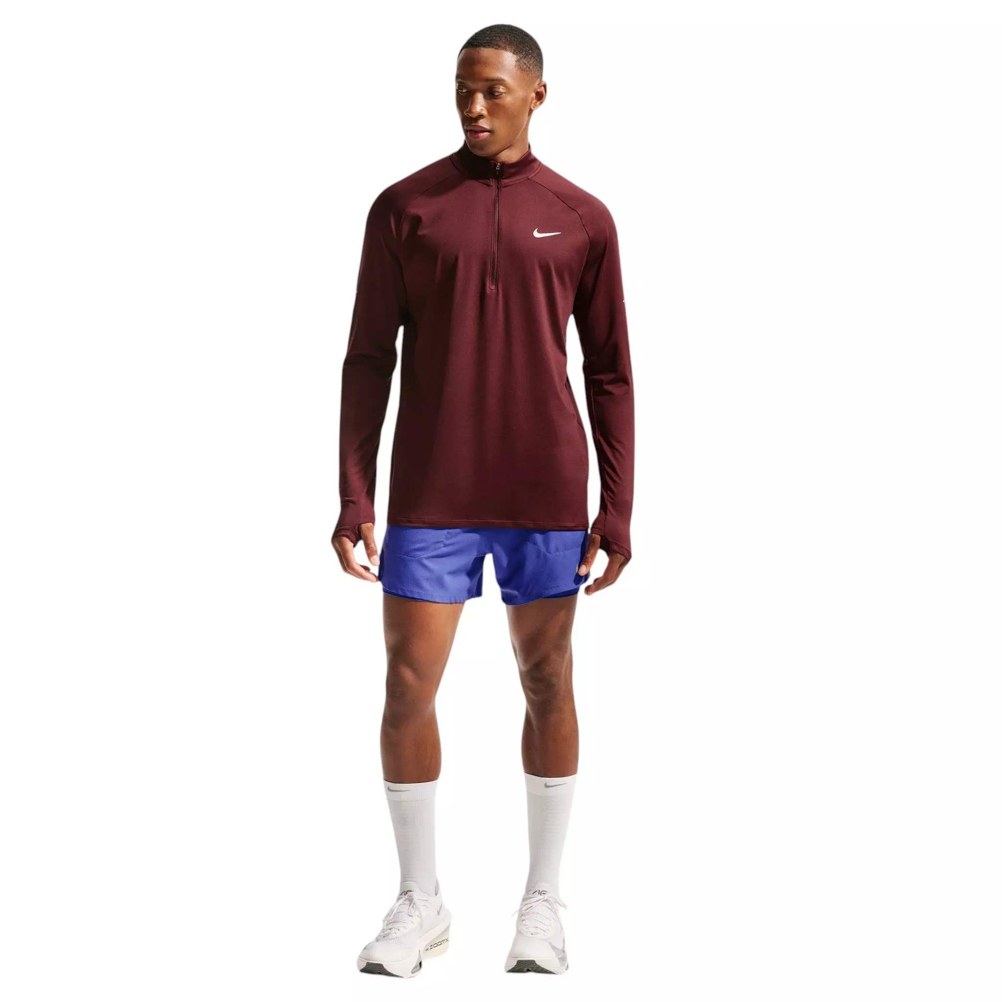 Nike Men's Stride Dri-FIT 5" 2-in-1 Running Shorts - Blue - BLUE