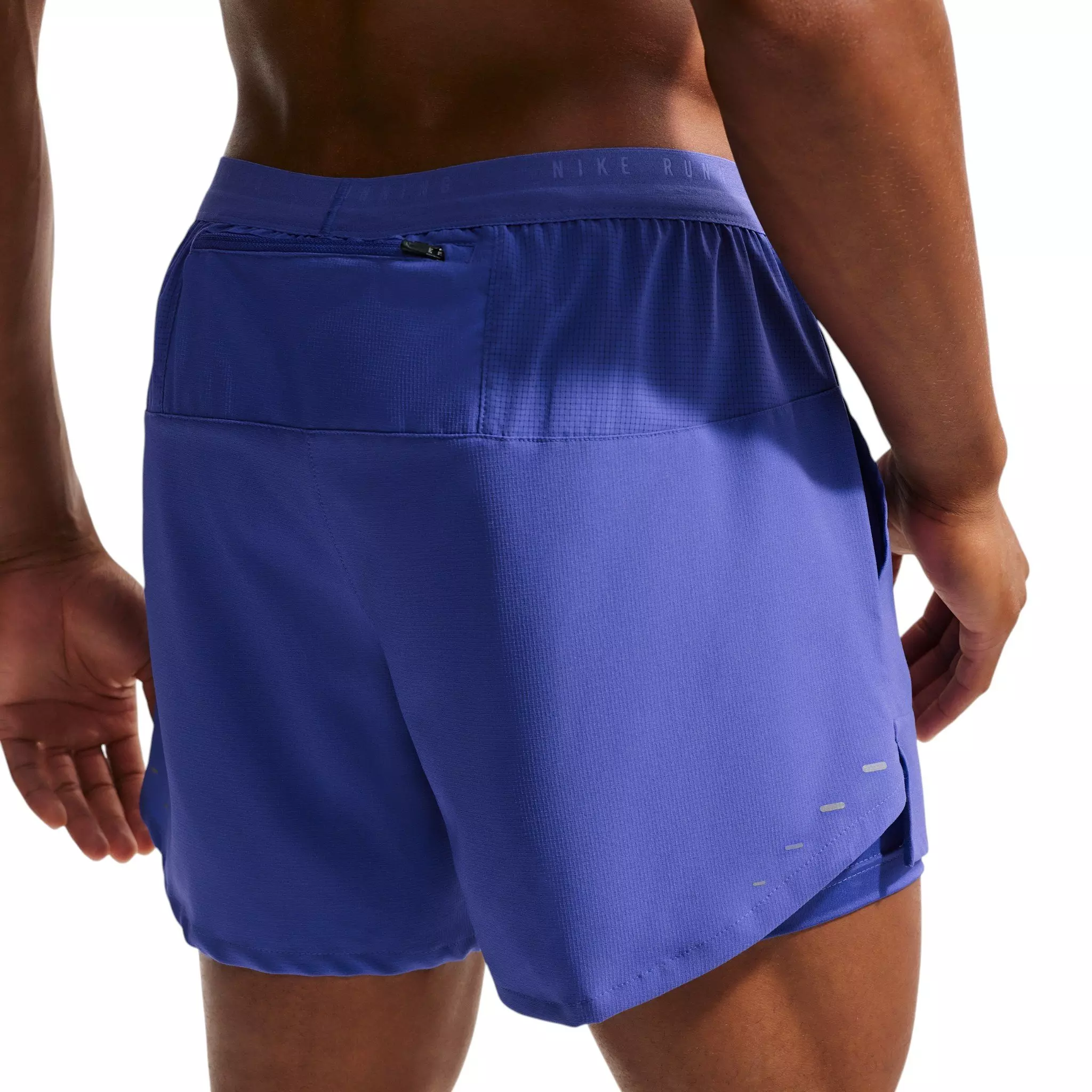 Nike Men's Stride Dri-FIT 5" 2-in-1 Running Shorts - Blue - BLUE