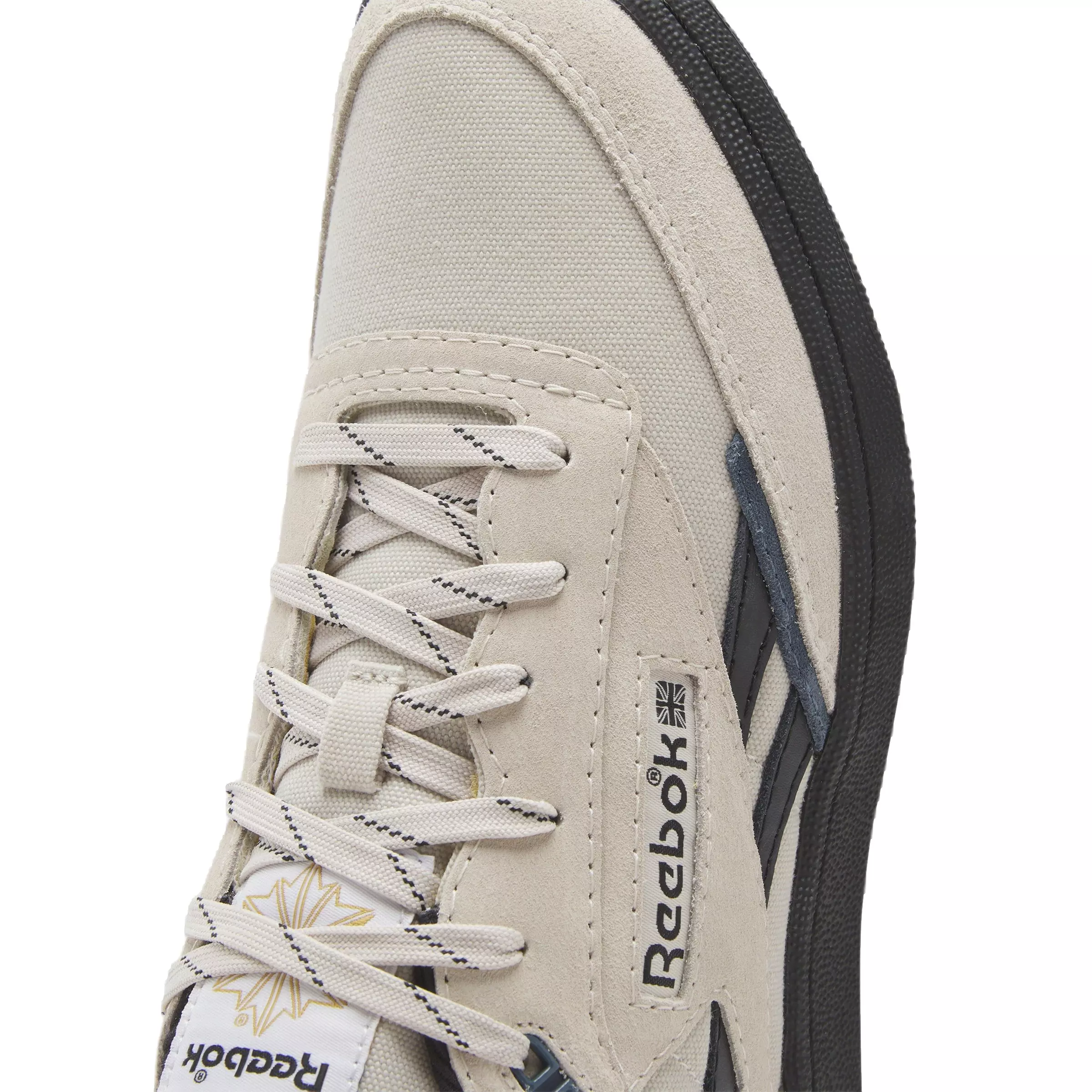 Reebok Club C MID II Revenge Vintage "Stucco/Hoops Blue/Core Black" Unisex Shoe - STUCCO/BLUE/BLACK