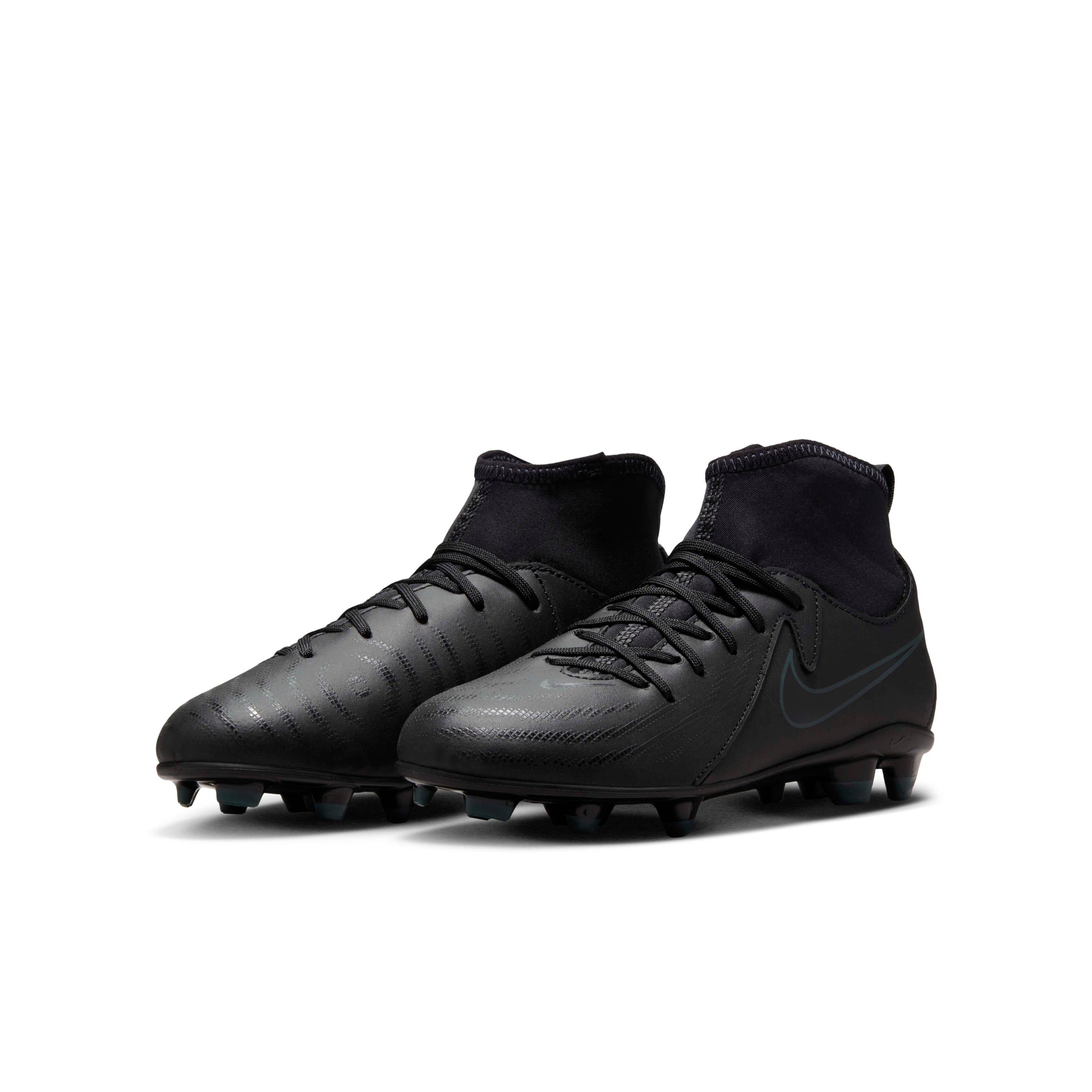 Nike Jr. Phantom Luna 2 Club MG Preschool Kids' "Black/Deep Jungle/Black" Soccer Cleat