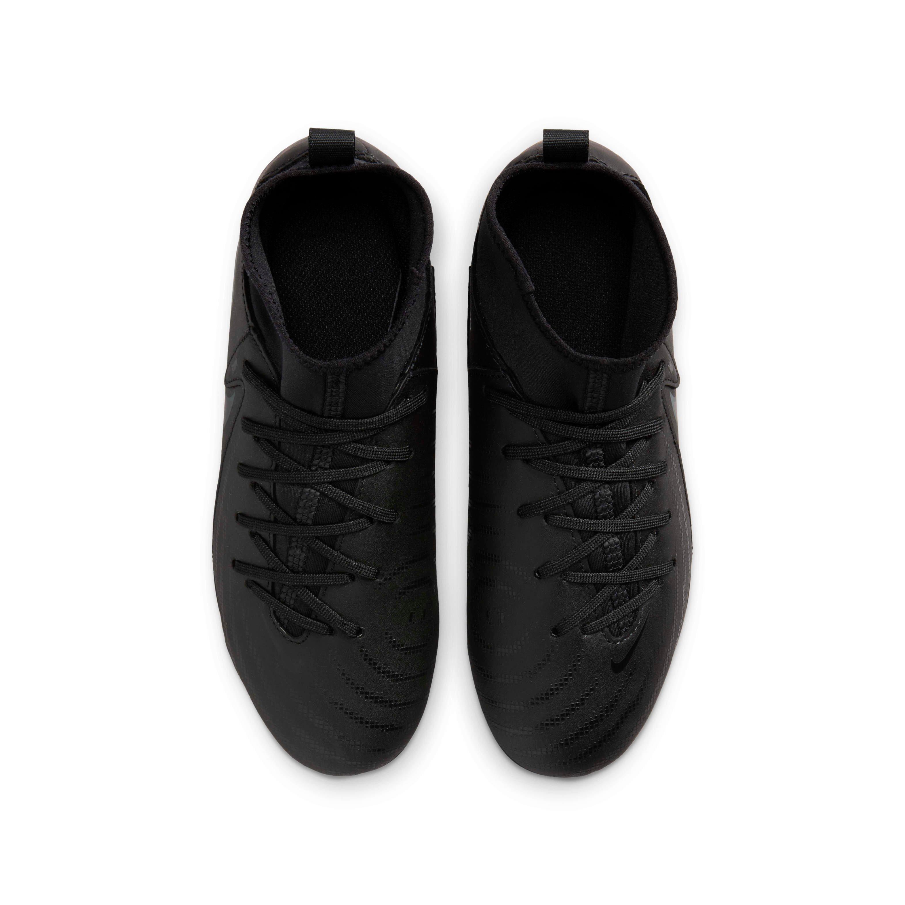 Nike Jr. Phantom Luna 2 Club MG Preschool Kids' "Black/Deep Jungle/Black" Soccer Cleat