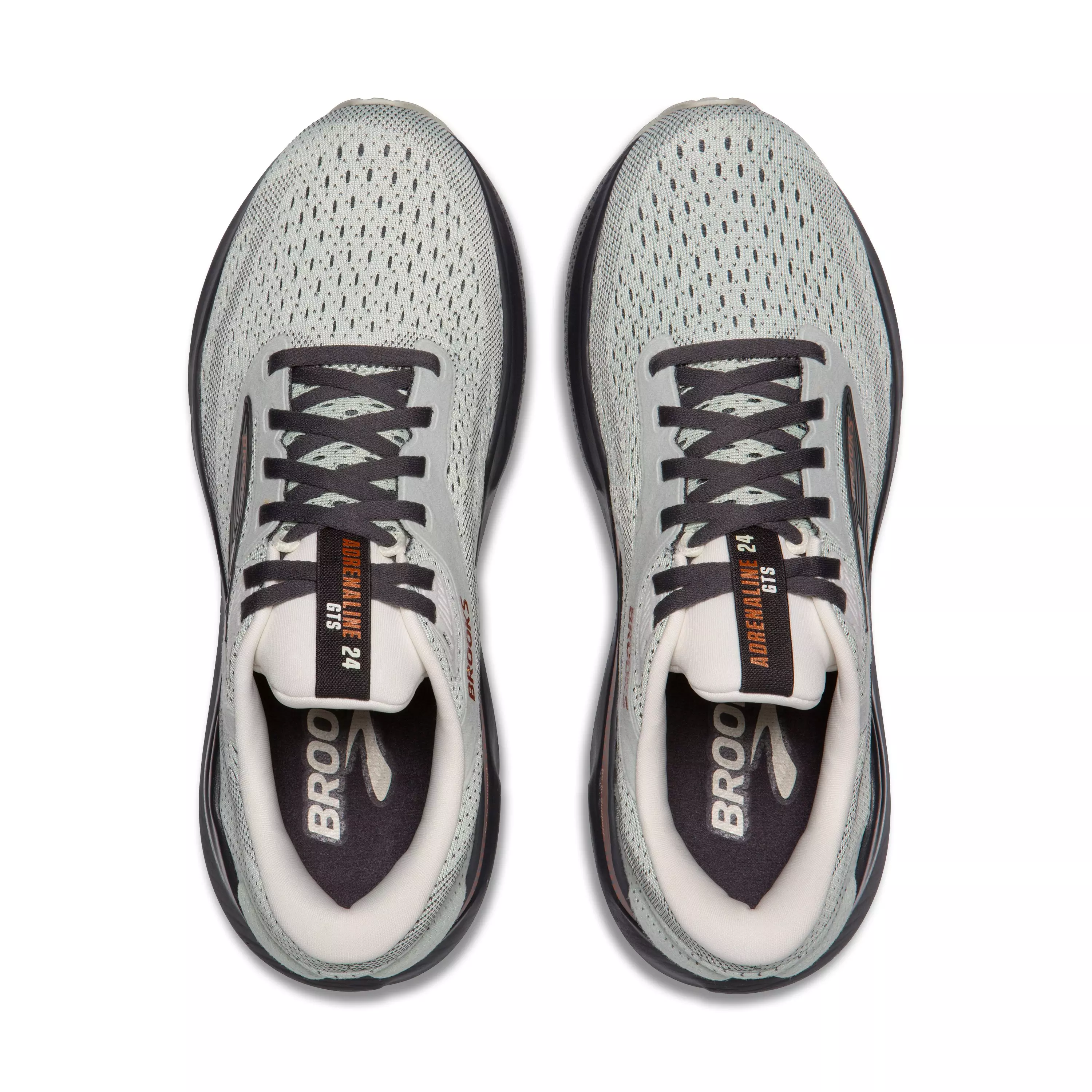 Brooks Adrenaline GTS 24 "Mercury/Ebony/Copper" Women's Wide Running Shoe - MERCURY/EBONY/COPPER