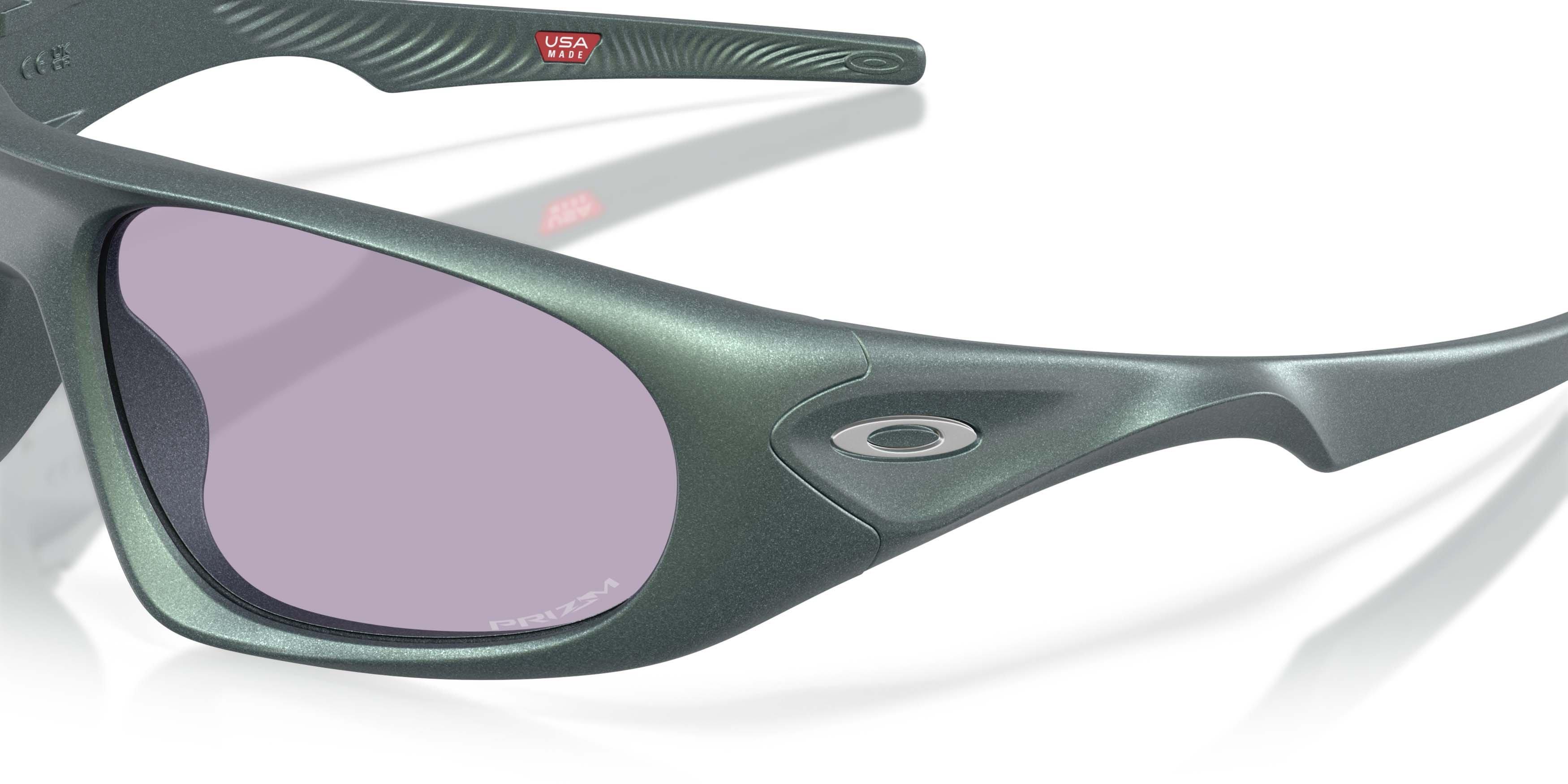 Oakley Neoforma Prizm Slate Sunglasses &ndash; Matte Blue/Silver - BLUE/GREY Thumbnail View 4