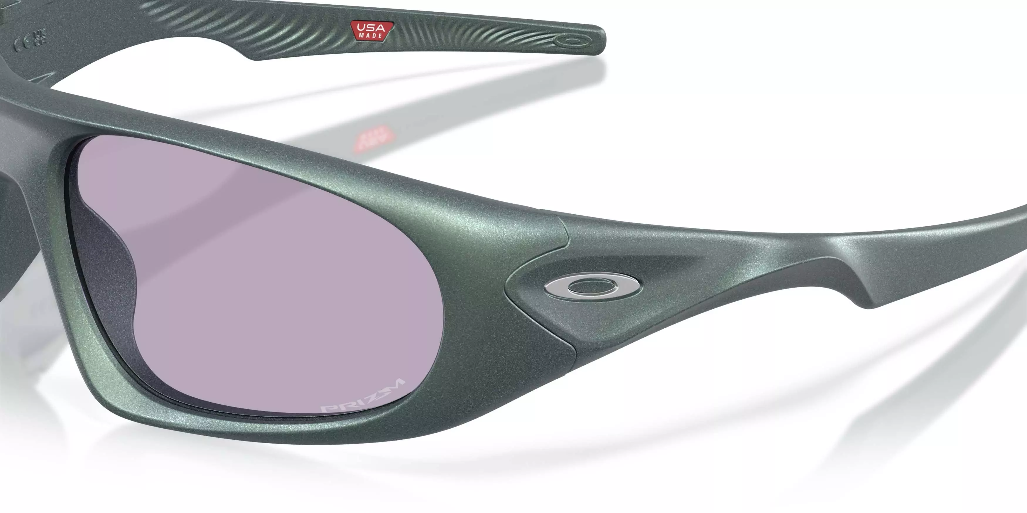Oakley Neoforma Prizm Slate Sunglasses &ndash; Matte Blue/Silver - BLUE/GREY