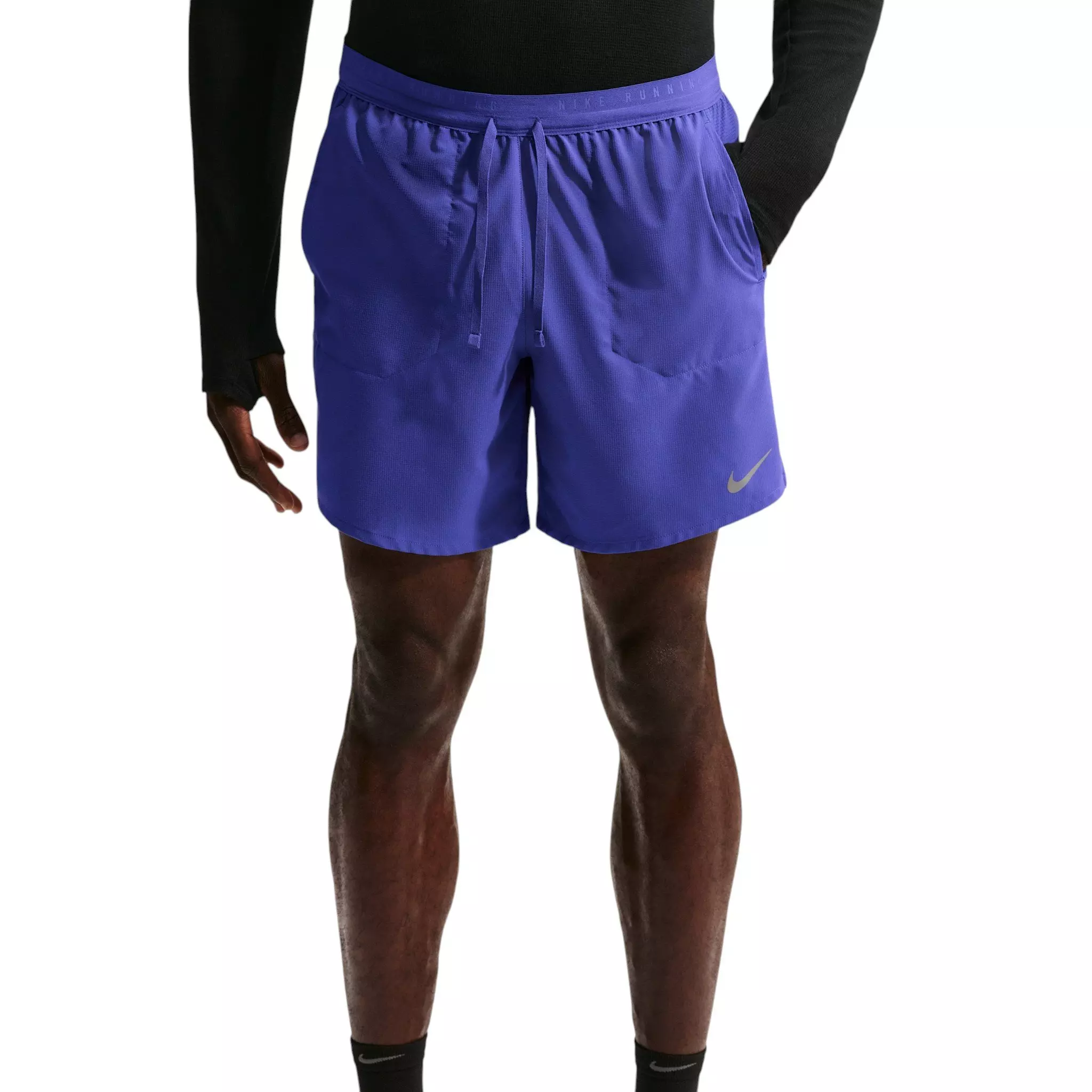 Nike Men's Stride Dri-FIT 7" 2-in-1 Running Shorts - Blue - BLUE