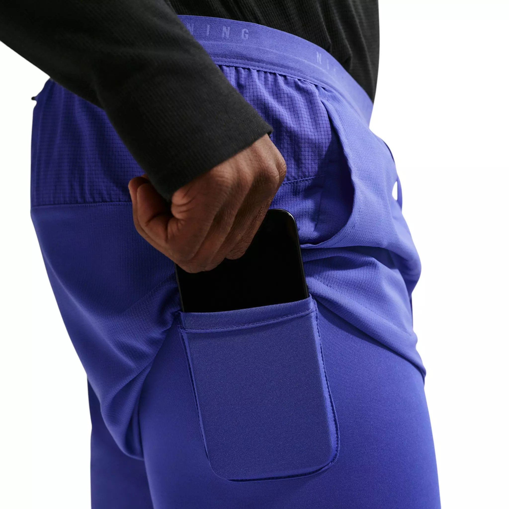 Nike Men's Stride Dri-FIT 7" 2-in-1 Running Shorts - Blue - BLUE