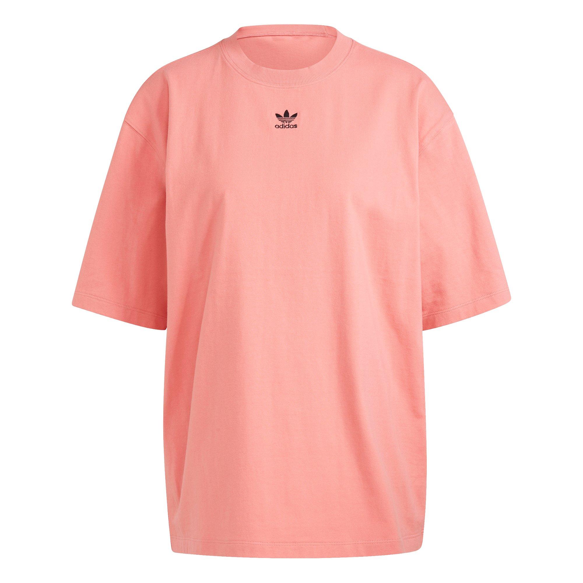 adidas pink t shirt women's