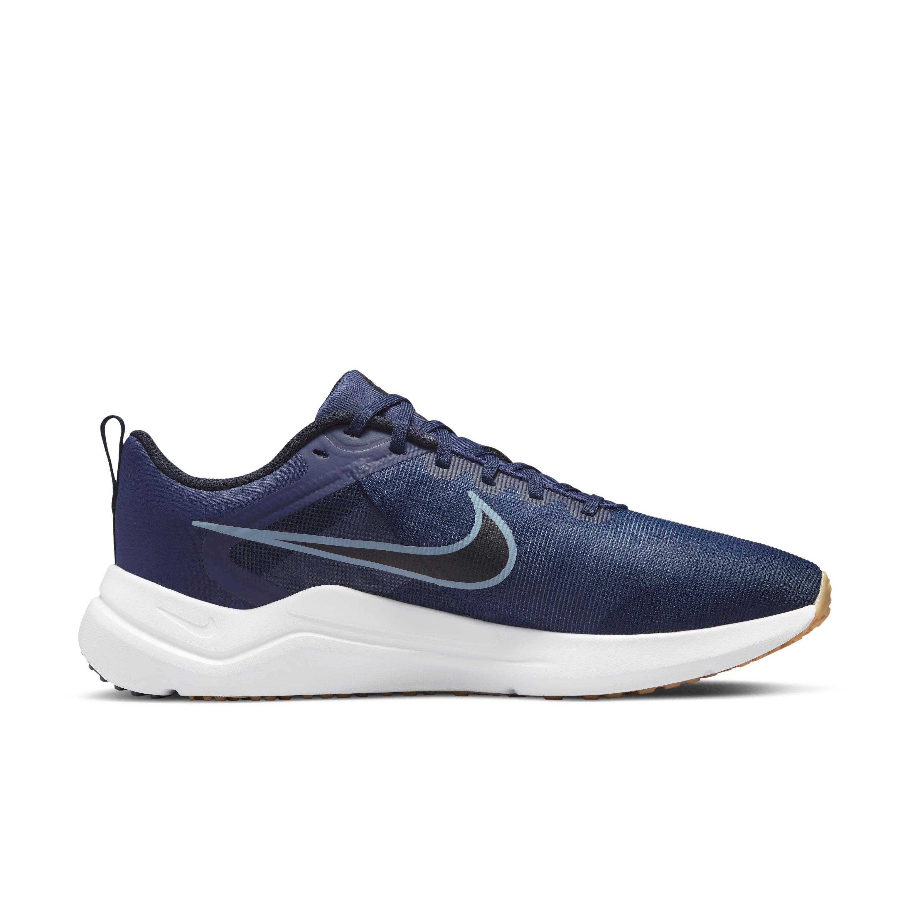 Nike Downshifter 12 "Midnight Navy/Dark Obsidian/Pure Platinum/Worn Blue" Men's Running Shoe - NAVY/DK OBSIDIAN/PLATINUM/BLUE Thumbnail View 1