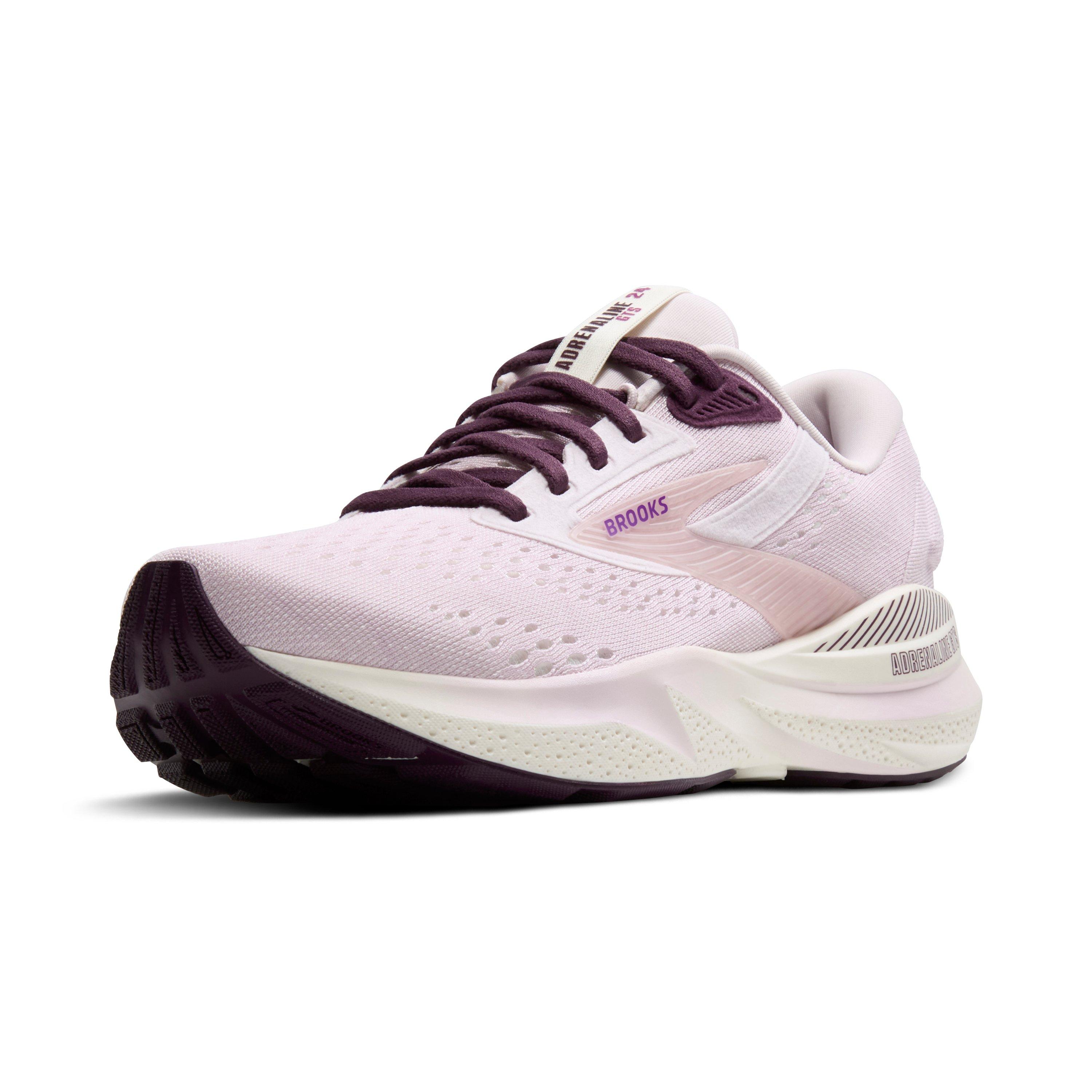 Brooks Adrenaline GTS 24 "Orchid/Coconut/Purple" Women's Running Shoe - ORCHID/COCONUT/PURPLE Thumbnail View 3