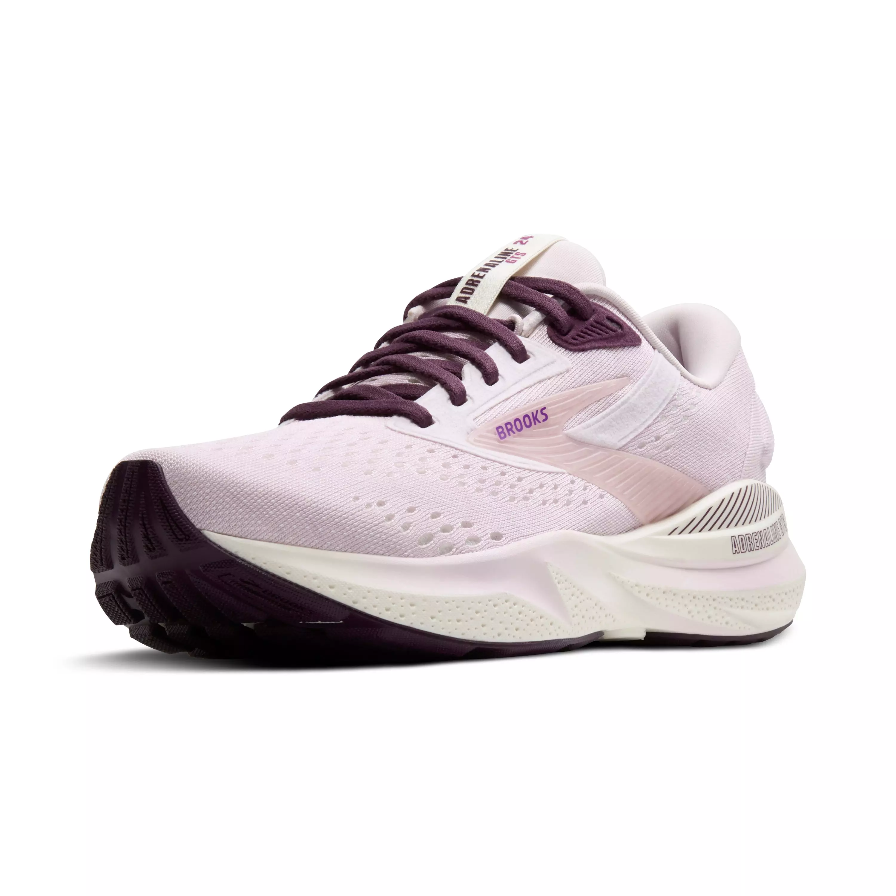 Brooks Adrenaline GTS 24 "Orchid/Coconut/Purple" Women's Running Shoe - ORCHID/COCONUT/PURPLE