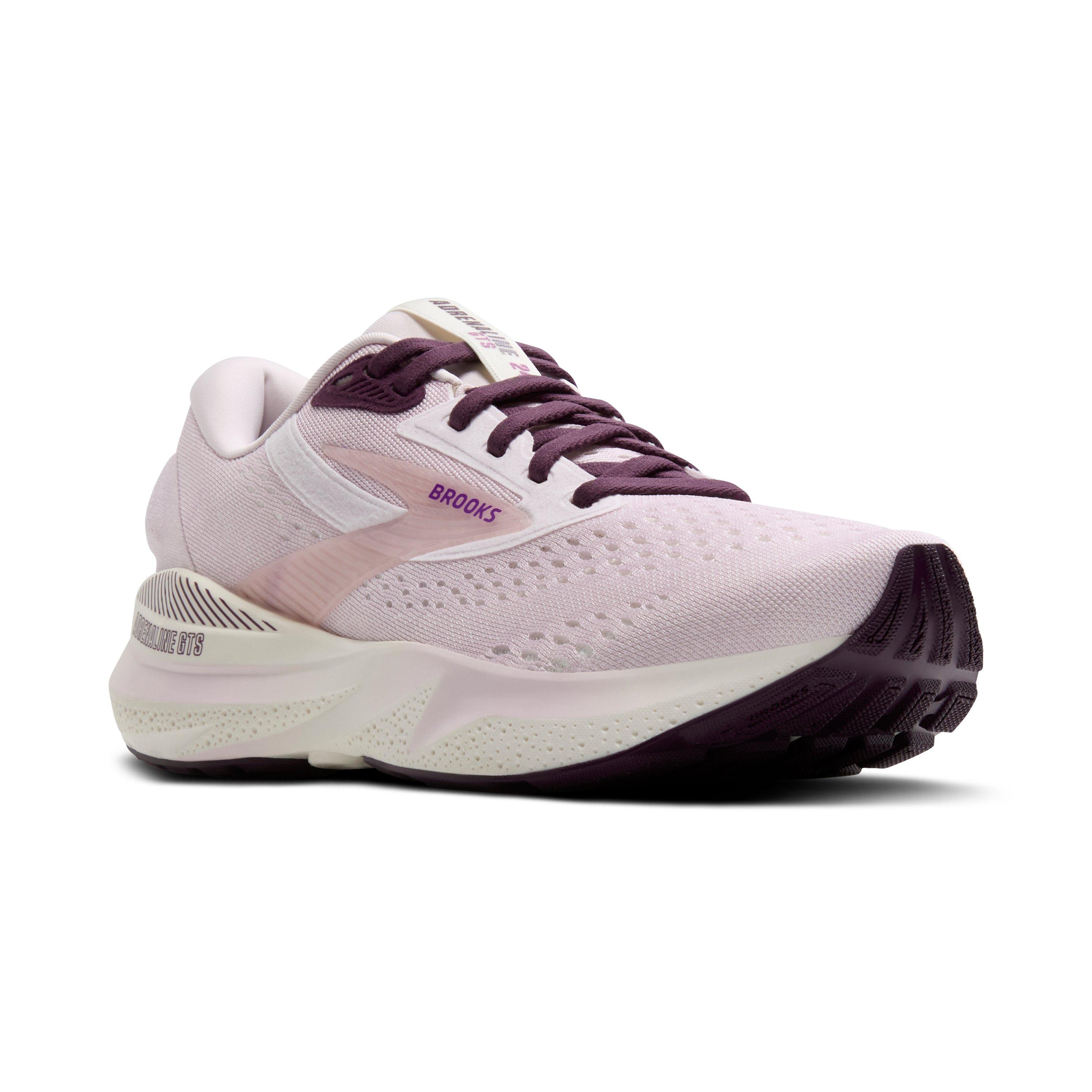 Brooks Adrenaline GTS 24 "Orchid/Coconut/Purple" Women's Running Shoe - ORCHID/COCONUT/PURPLE Thumbnail View 4