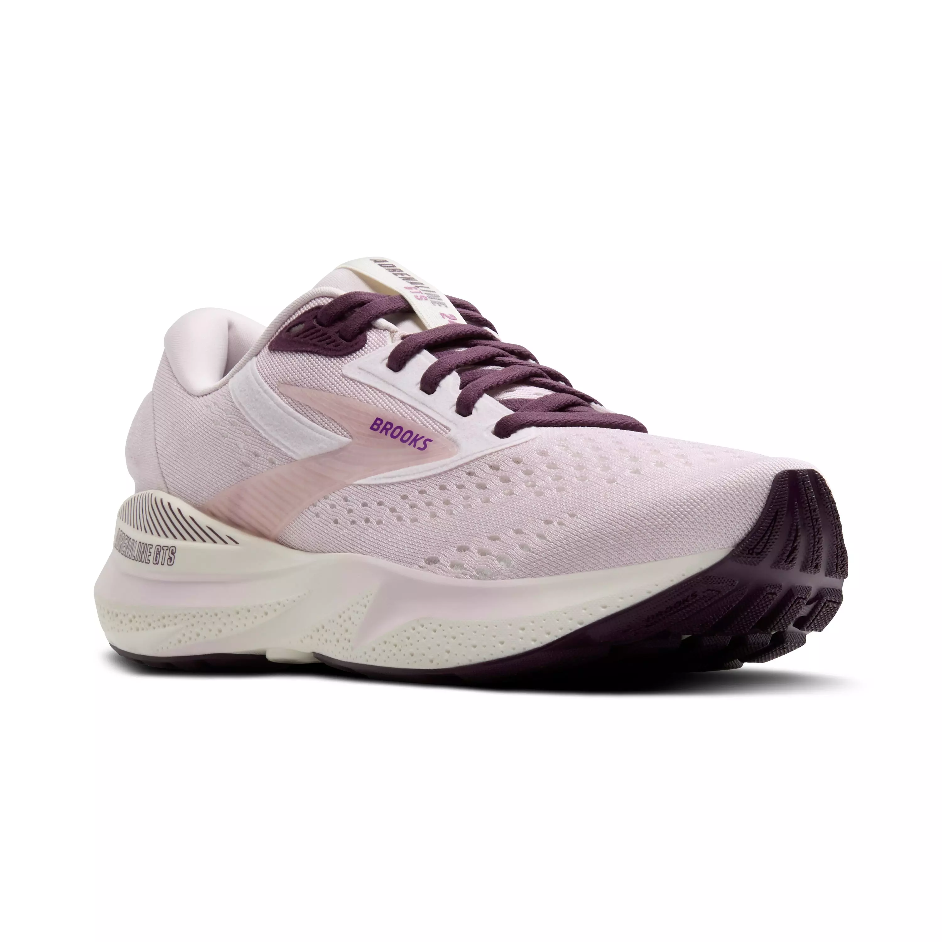 Brooks Adrenaline GTS 24 "Orchid/Coconut/Purple" Women's Running Shoe - ORCHID/COCONUT/PURPLE