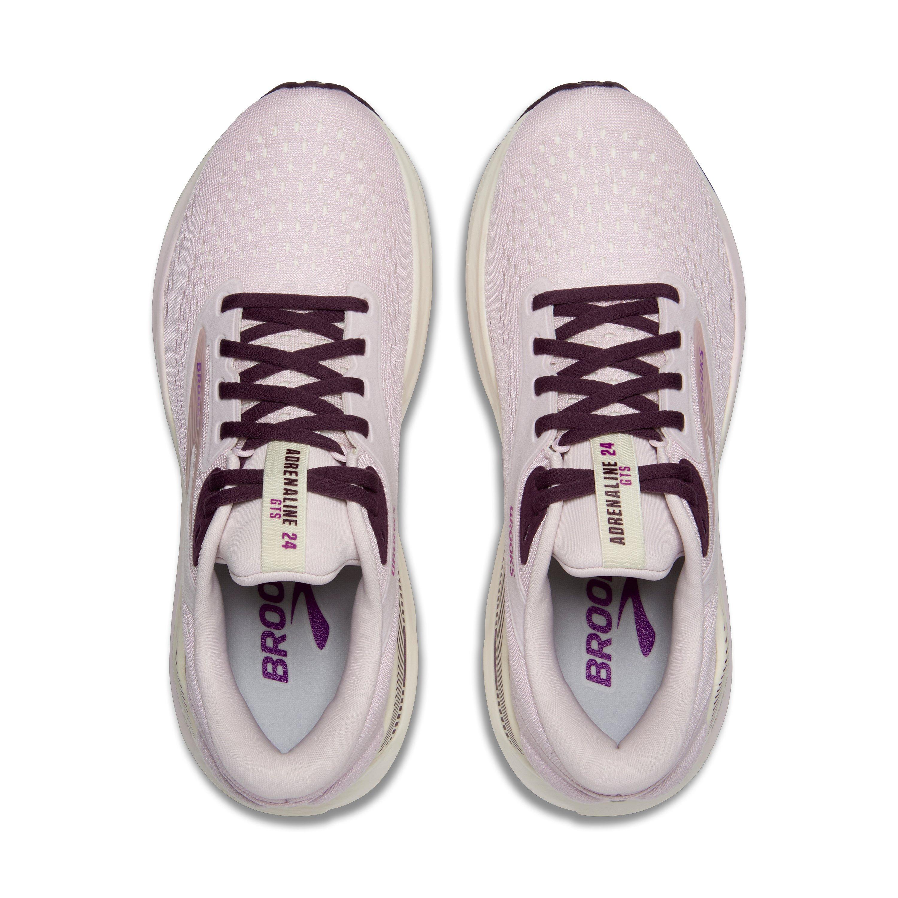 Brooks Adrenaline GTS 24 "Orchid/Coconut/Purple" Women's Running Shoe - ORCHID/COCONUT/PURPLE Thumbnail View 5