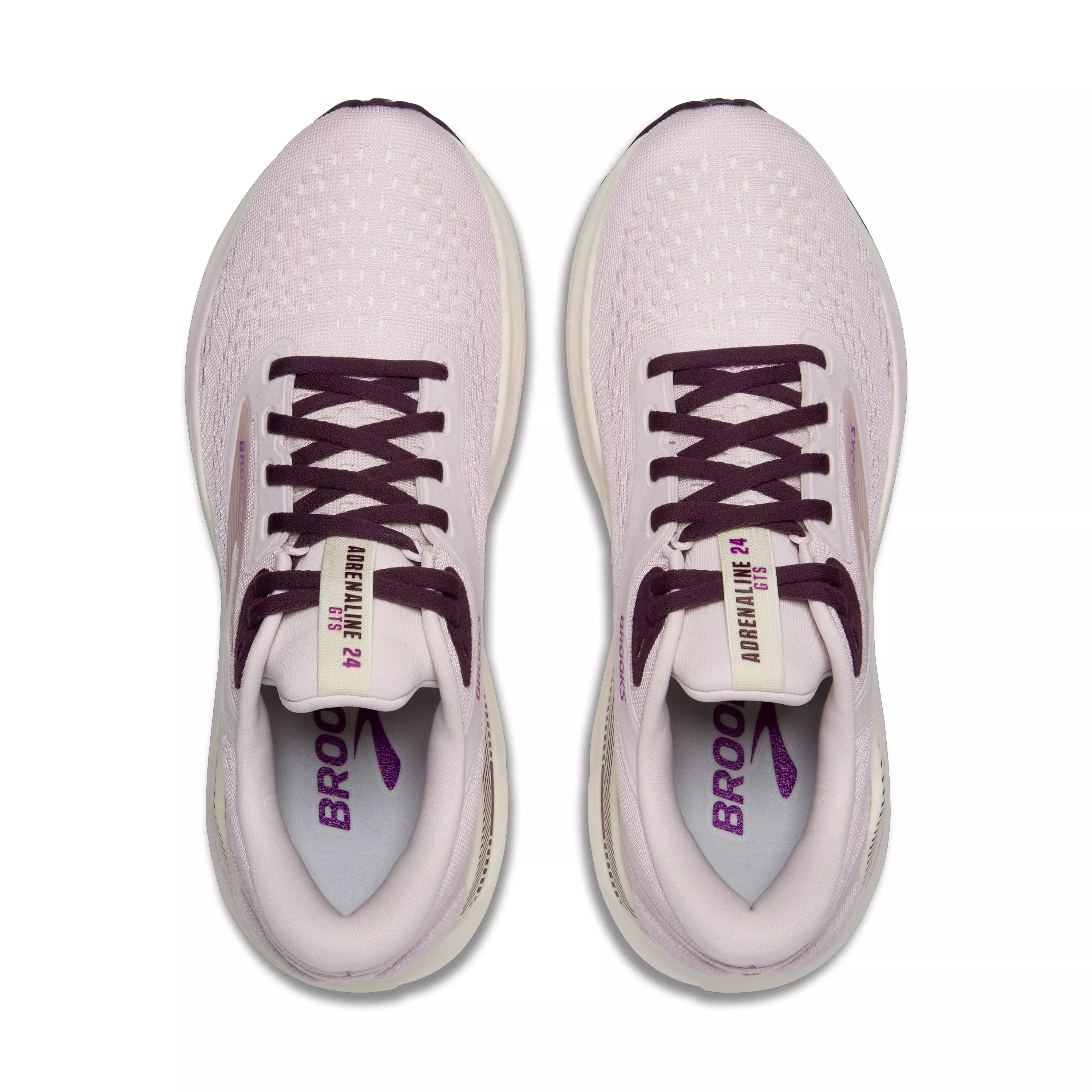 Brooks Adrenaline GTS 24 "Orchid/Coconut/Purple" Women's Running Shoe - ORCHID/COCONUT/PURPLE