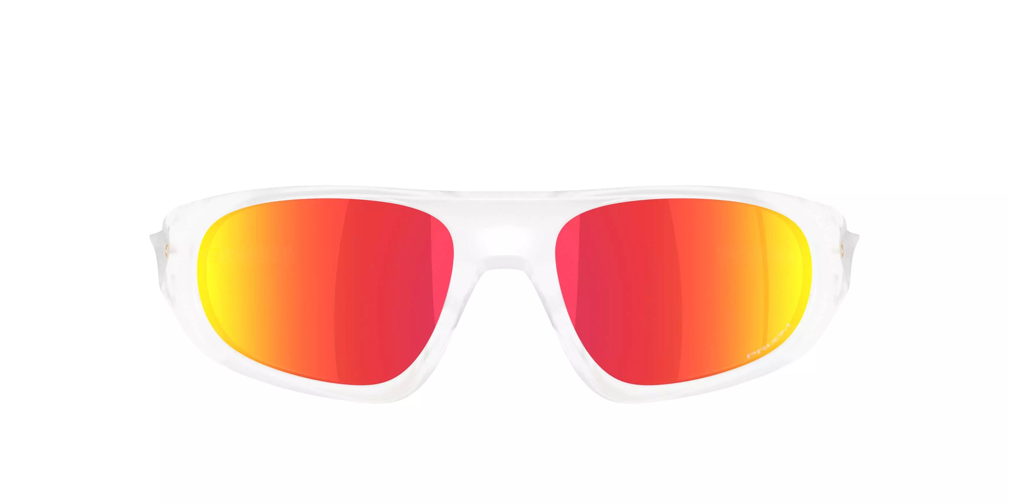 Oakley Neoforma Prizm Ruby Sunglasses &ndash; Matte Clear - CLEAR/RED