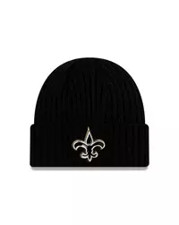 New Era New Orleans Saints Mint A4 Knit Beanie - BLACK